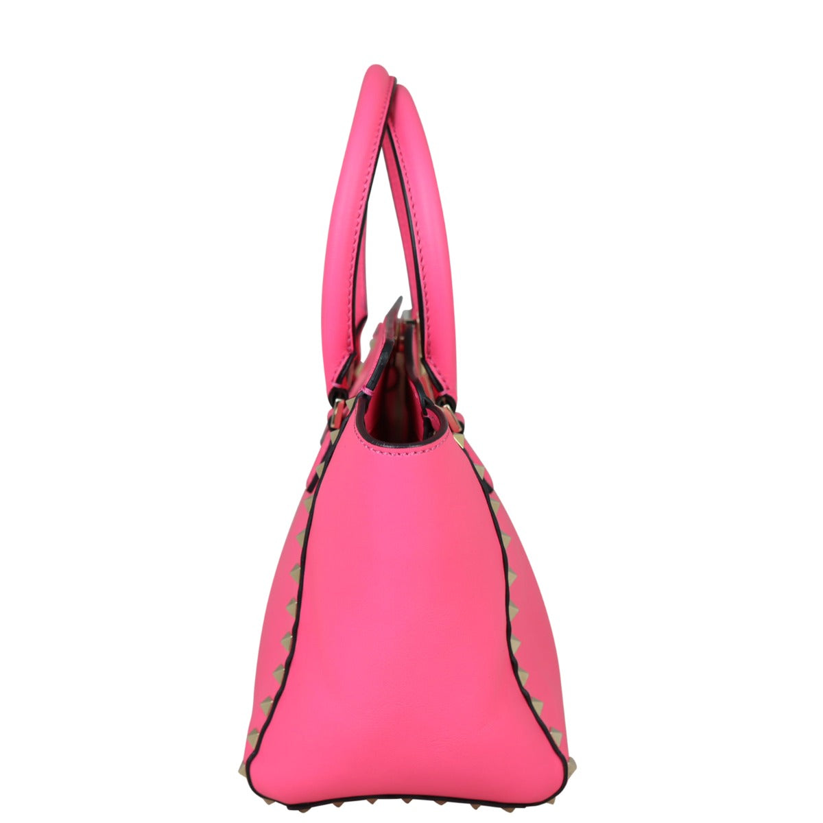 Valentino Rockstud Pagoda Tote Side
