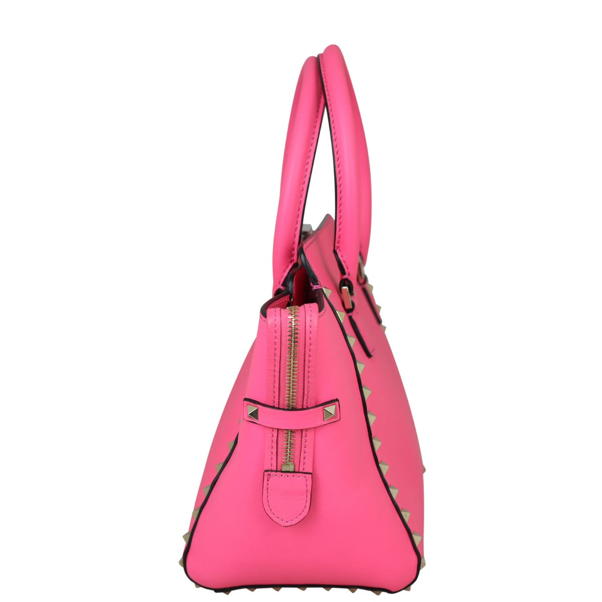 Valentino Rockstud Pagoda Tote Side
