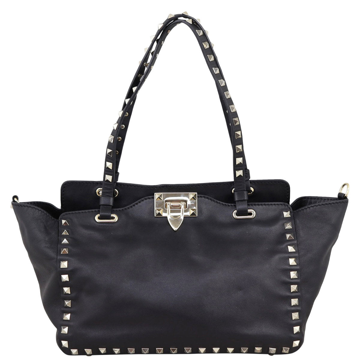 Valentino Rockstud Tote Small Front
