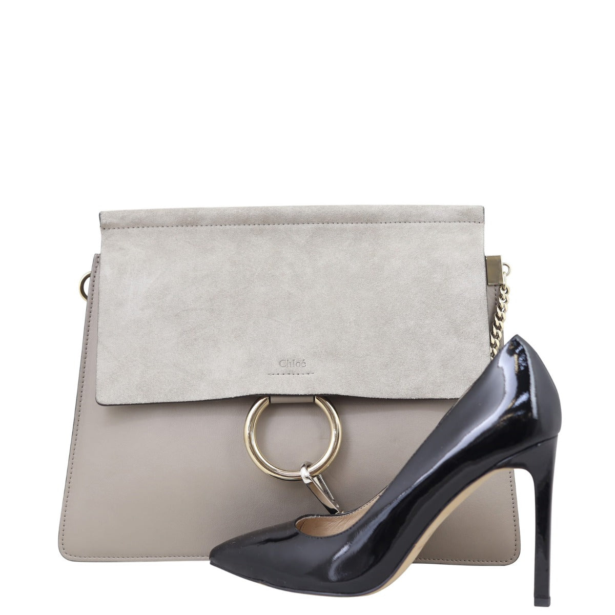 Chloe Faye Medium Shoulder Bag Shoe