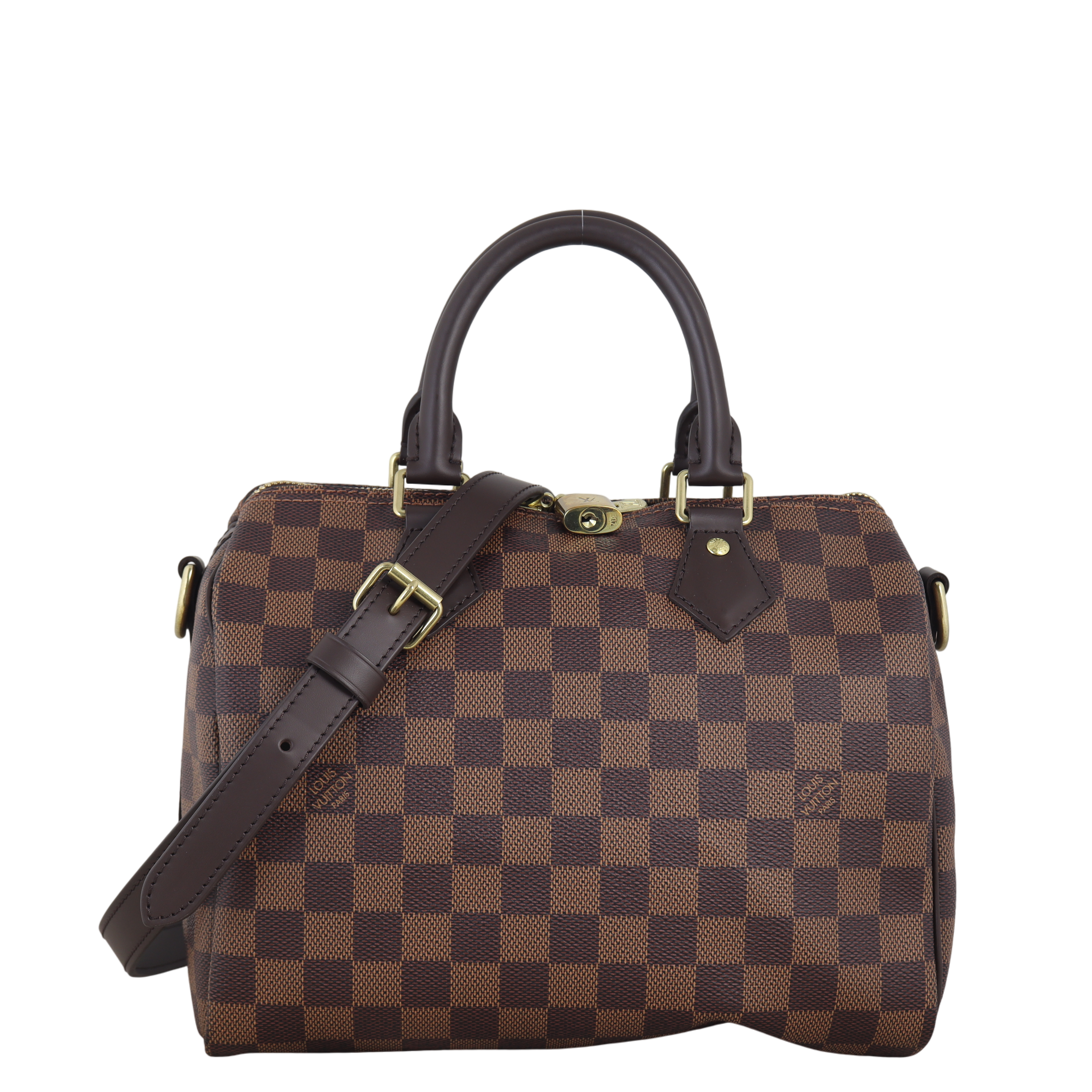 Louis Vuitton Speedy 25 Bandouliere Damier Ebene