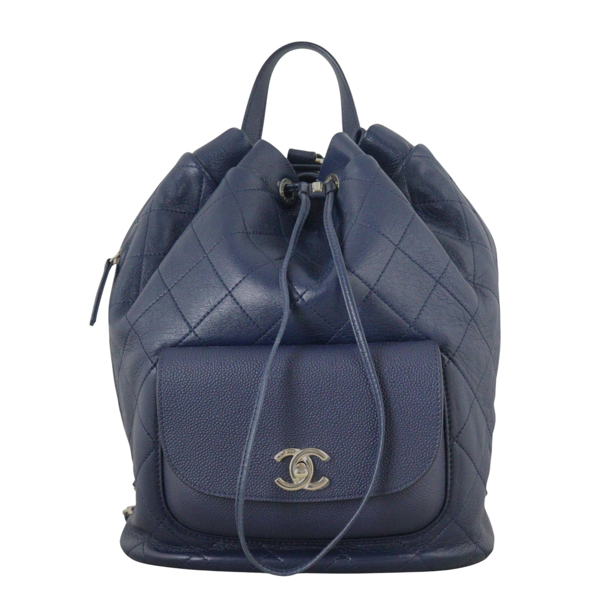 Chanel Daily Round Quilted Backpack