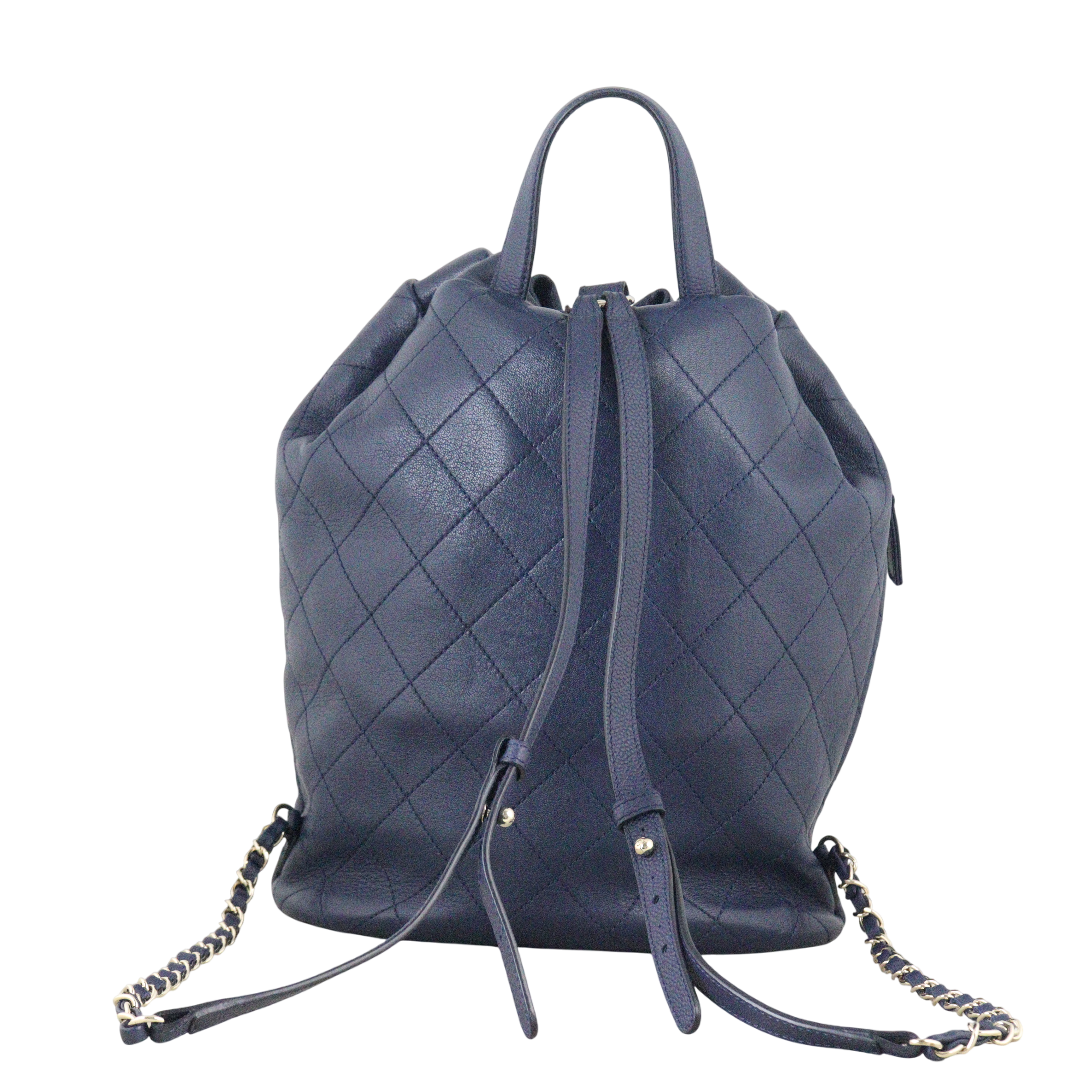 Chanel Daily Round Quilted Backpack