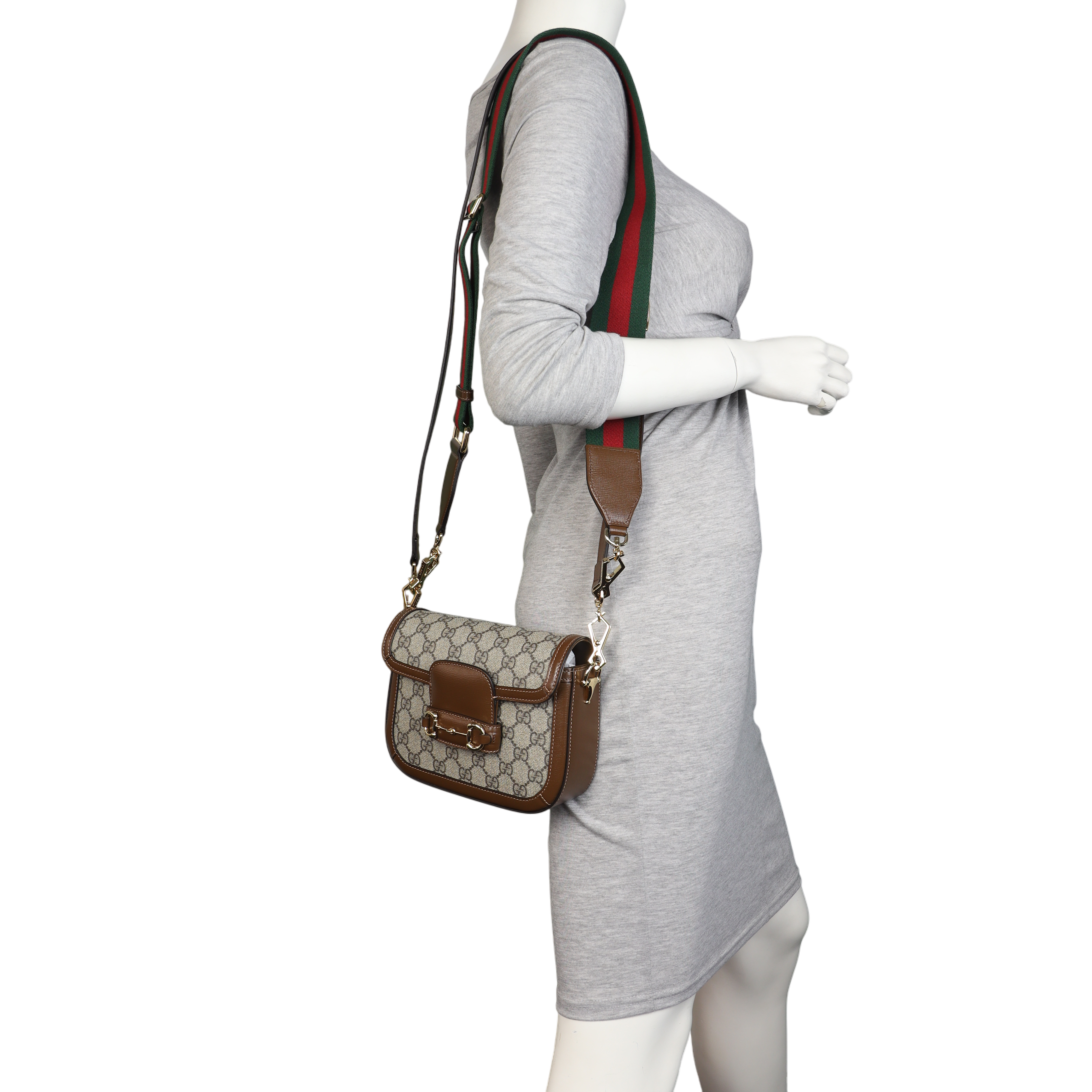 Gucci GG Supreme Horsebit 1955 Shoulder Bag Mini