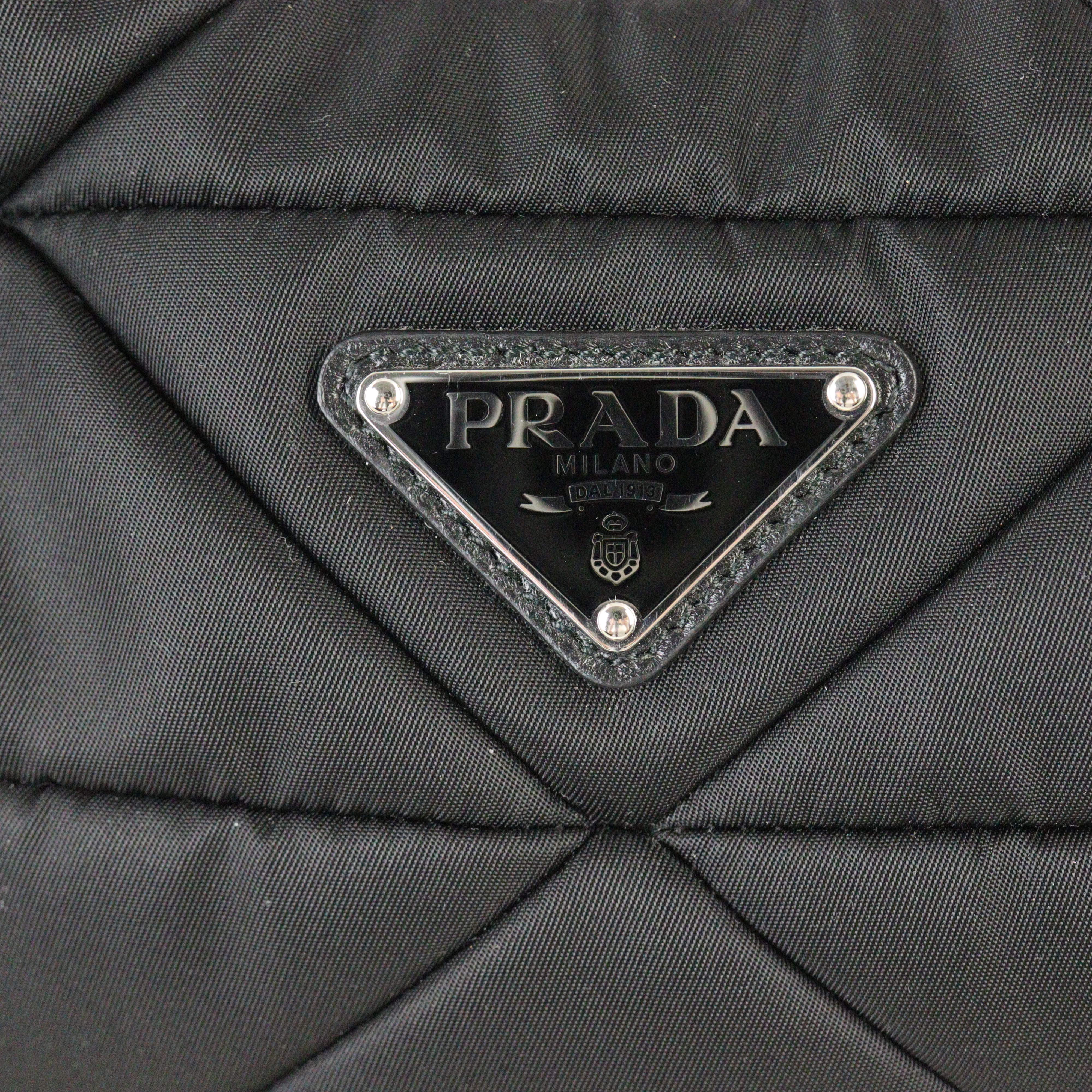 Prada Re-Nylon Patchwork Tessuto Padded Shoulder Bag