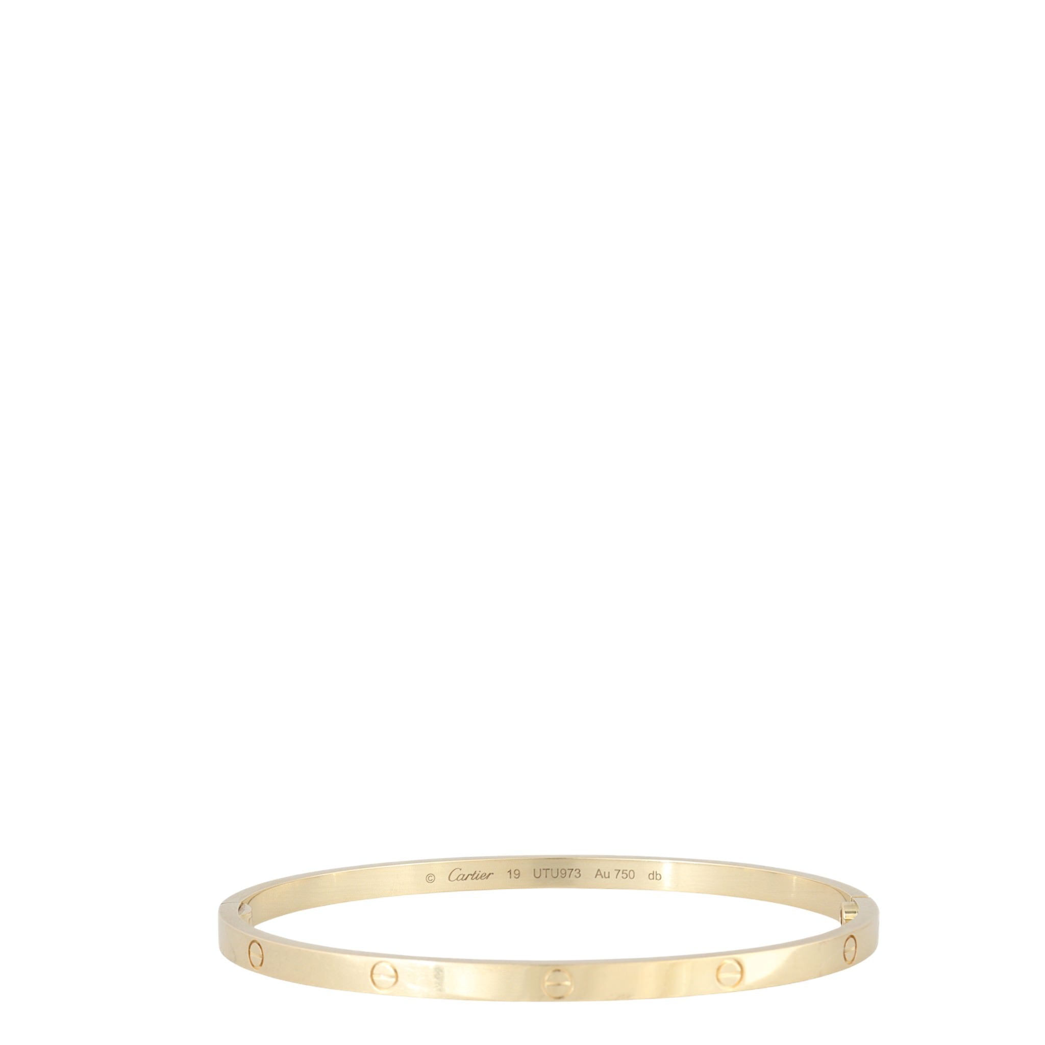 Cartier Small Love Bracelet 18k Yellow Gold