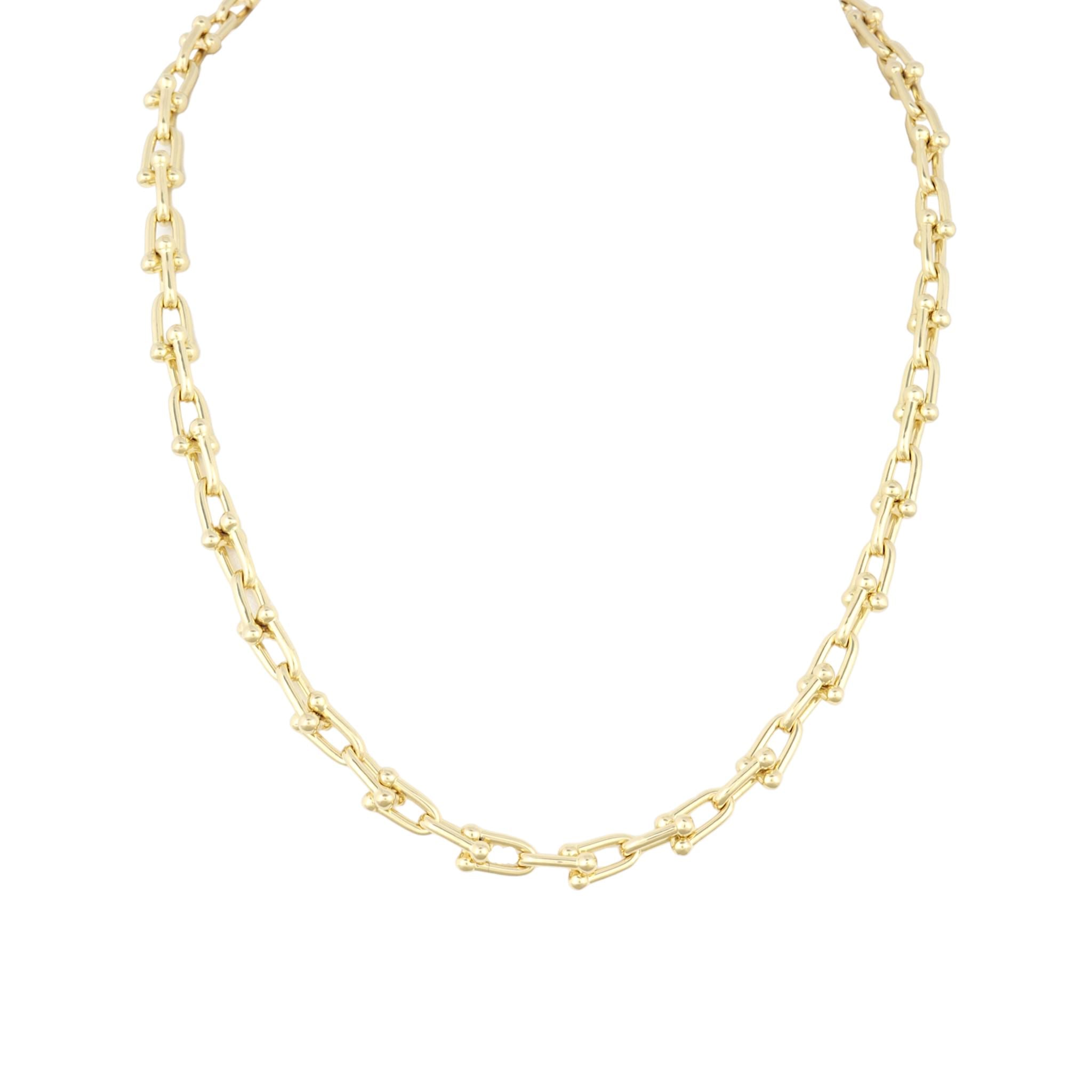 Tiffany & Co HardWear Link 18k Yellow Gold Necklace Small