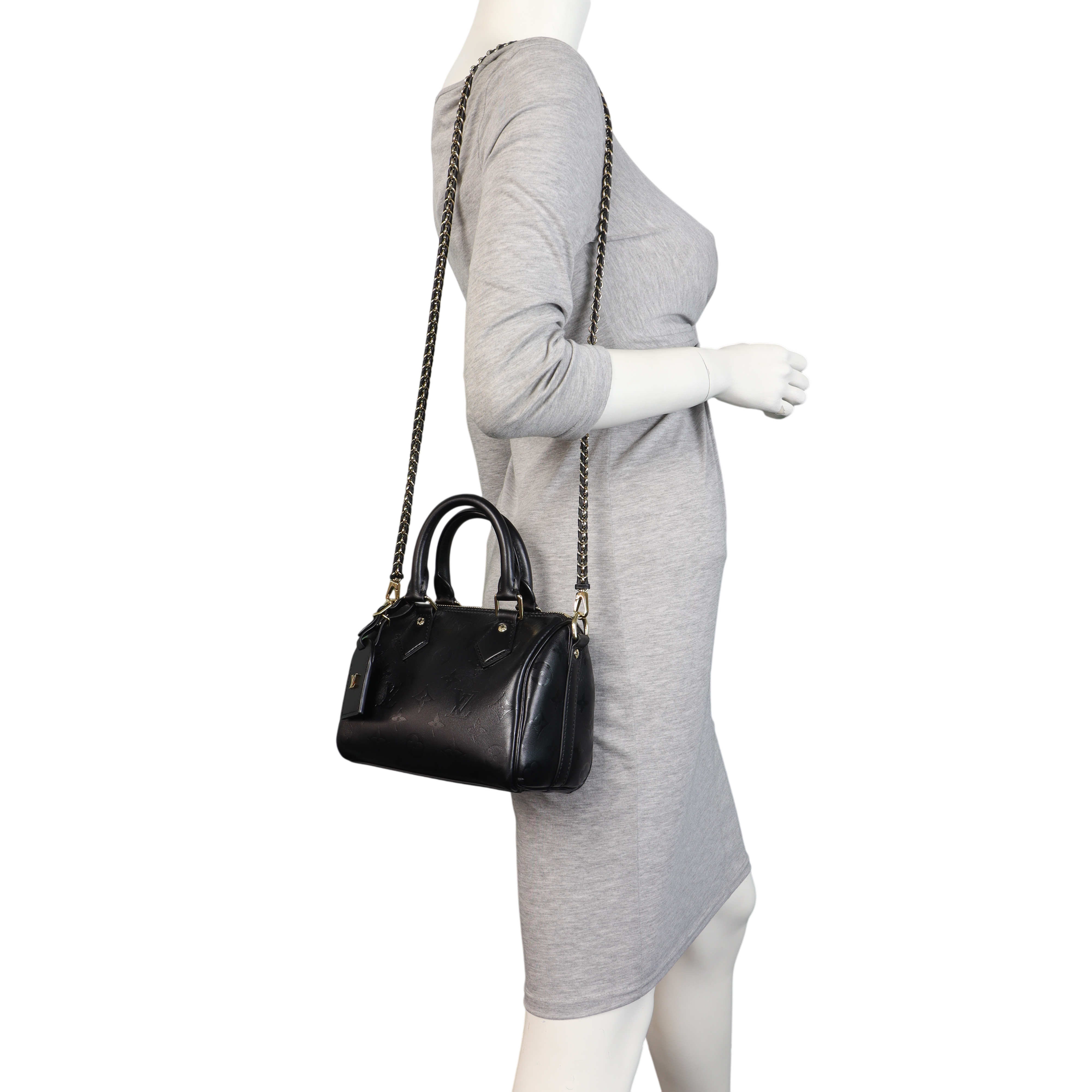 Louis Vuitton Speedy BB Bandouliere Monogram Ink