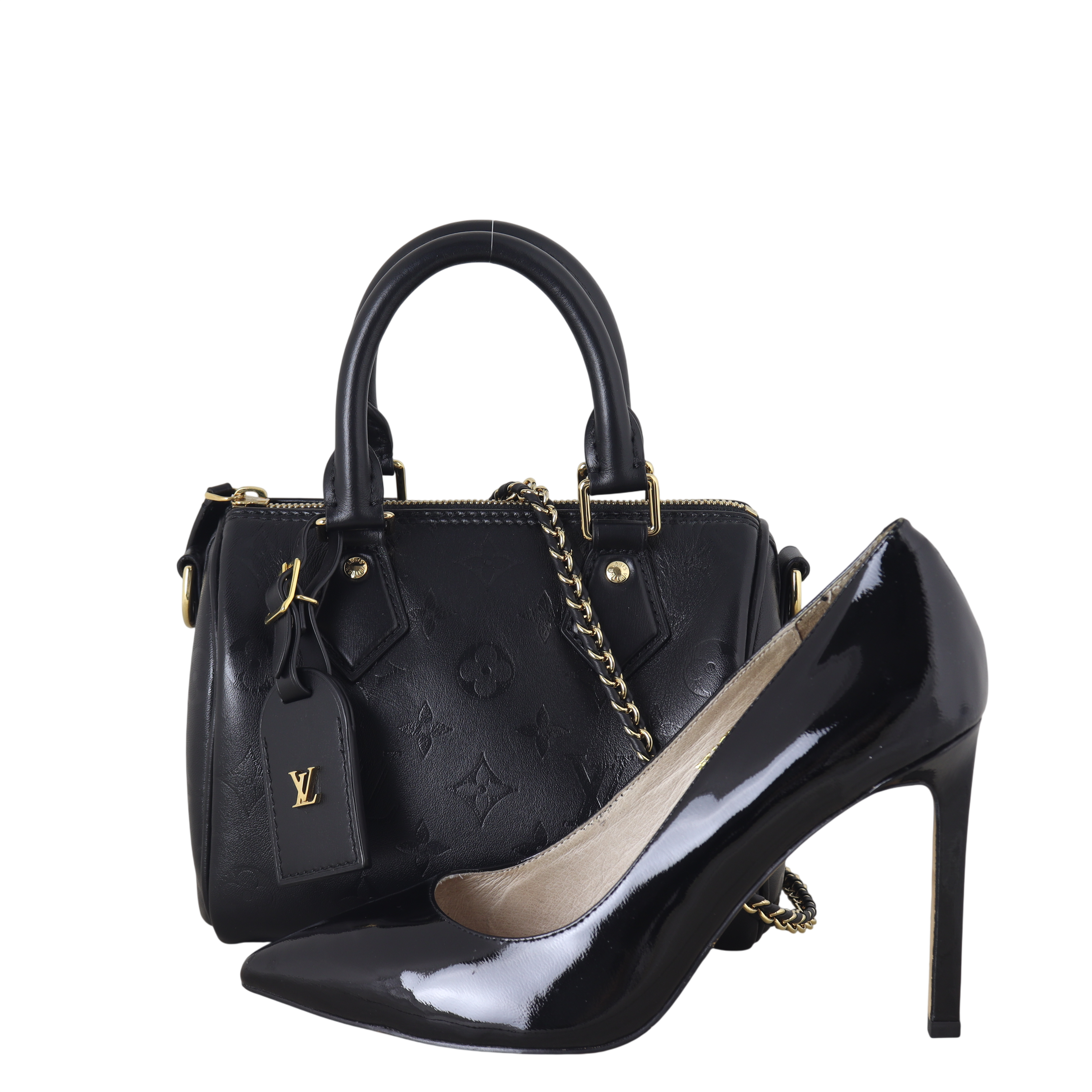 Louis Vuitton Speedy BB Bandouliere Monogram Ink