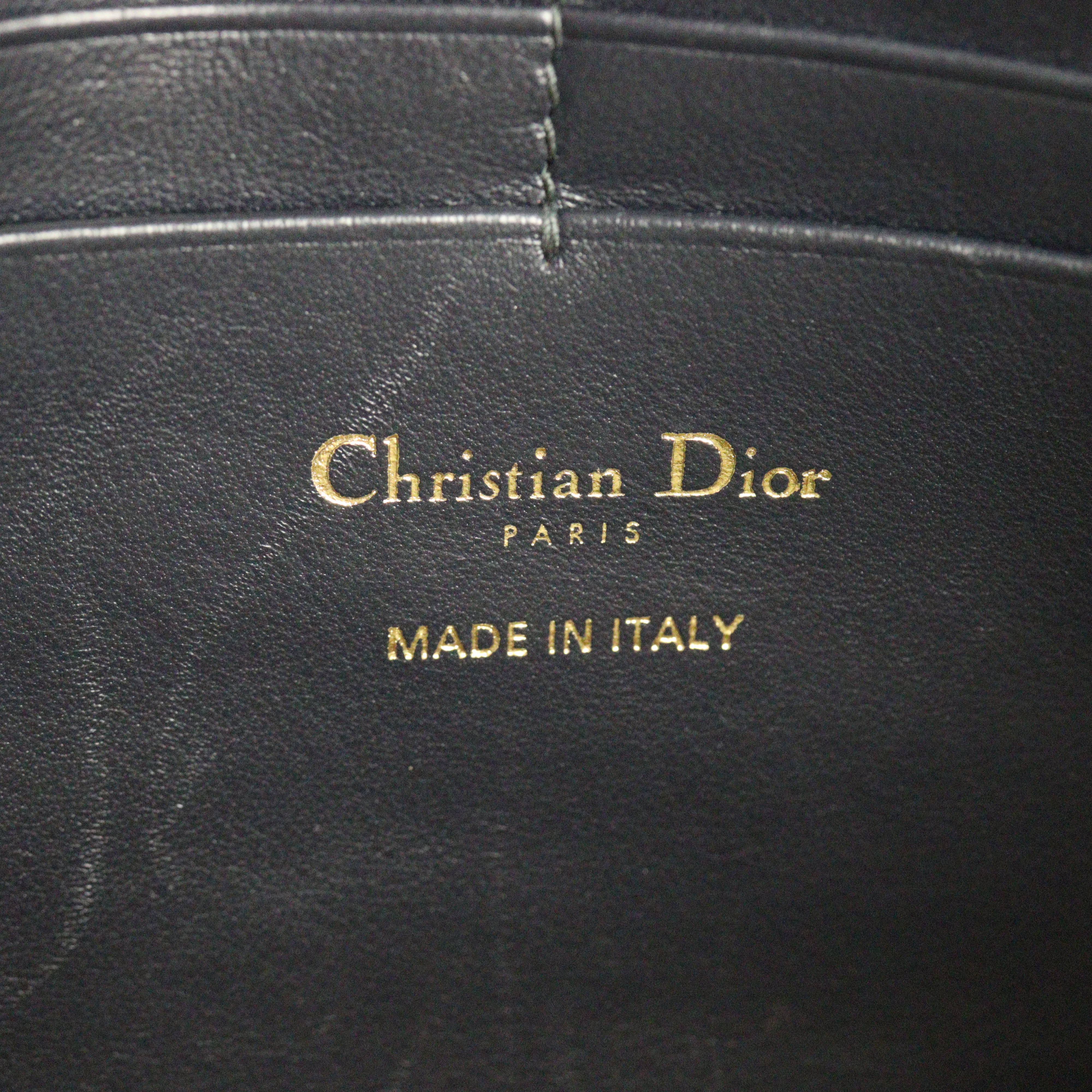 Dior Saddle Pouch Wallet on Chain Oblique