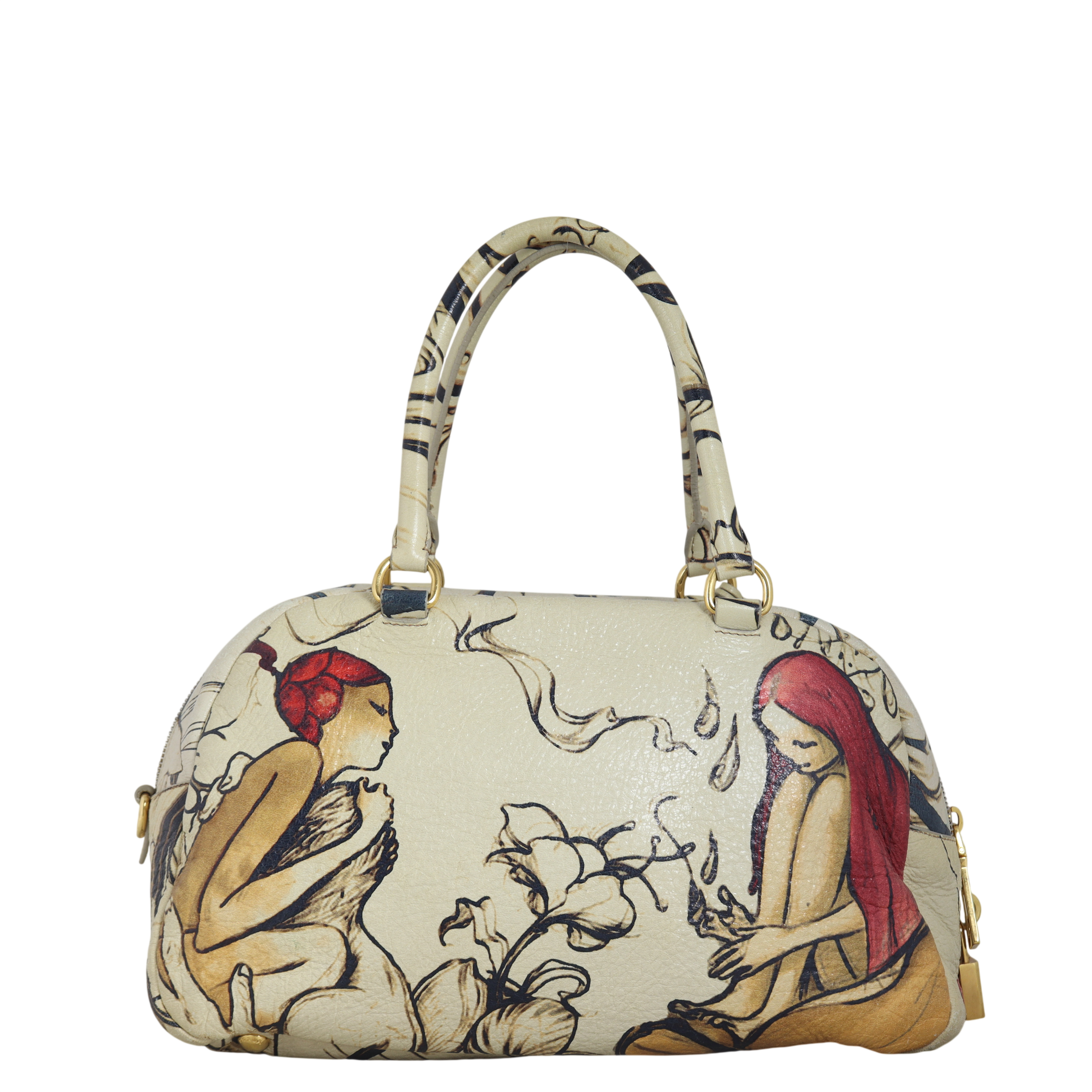 Prada x James Jean Cervo Lux Fairy Bauletto Bag