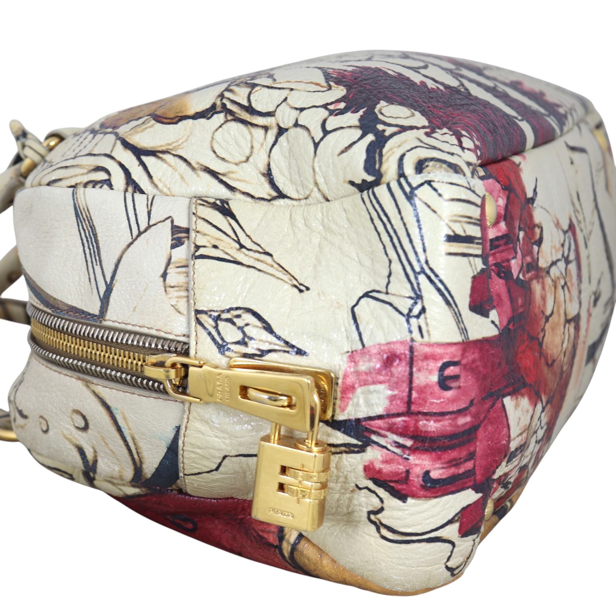 Prada x James Jean Cervo Lux Fairy Bauletto Bag