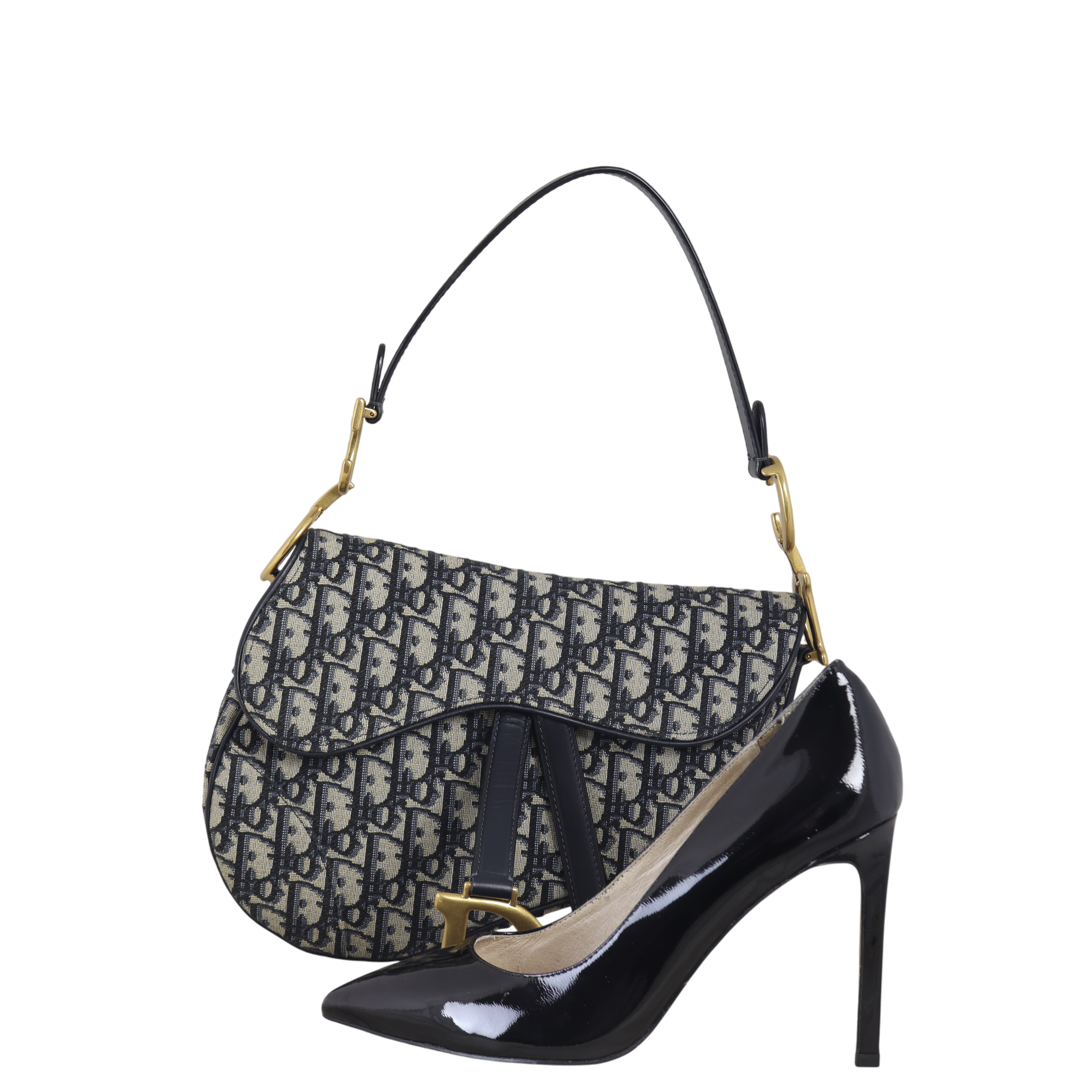 Dior Saddle Bag Oblique with Strap