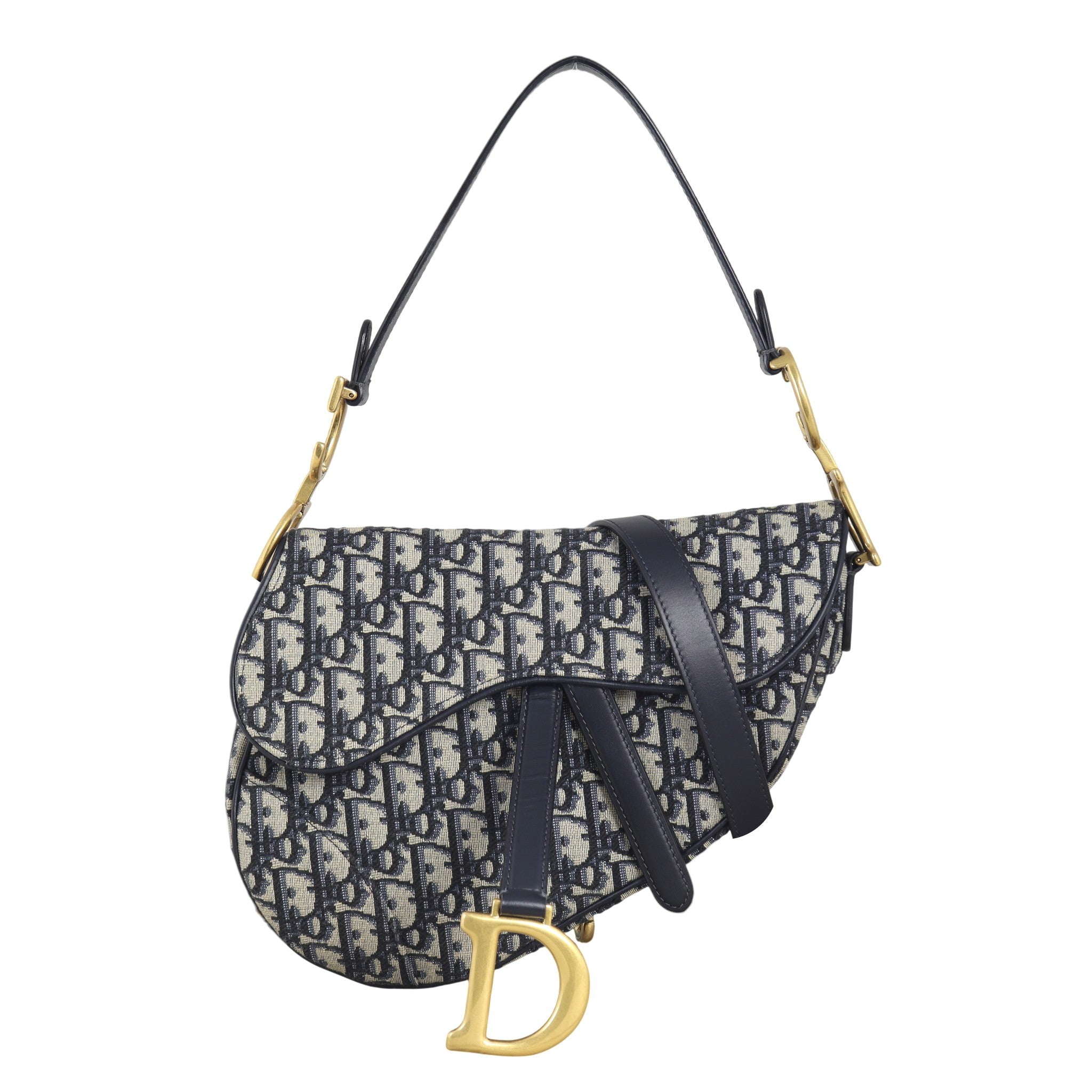 Dior Saddle Bag Oblique with Strap