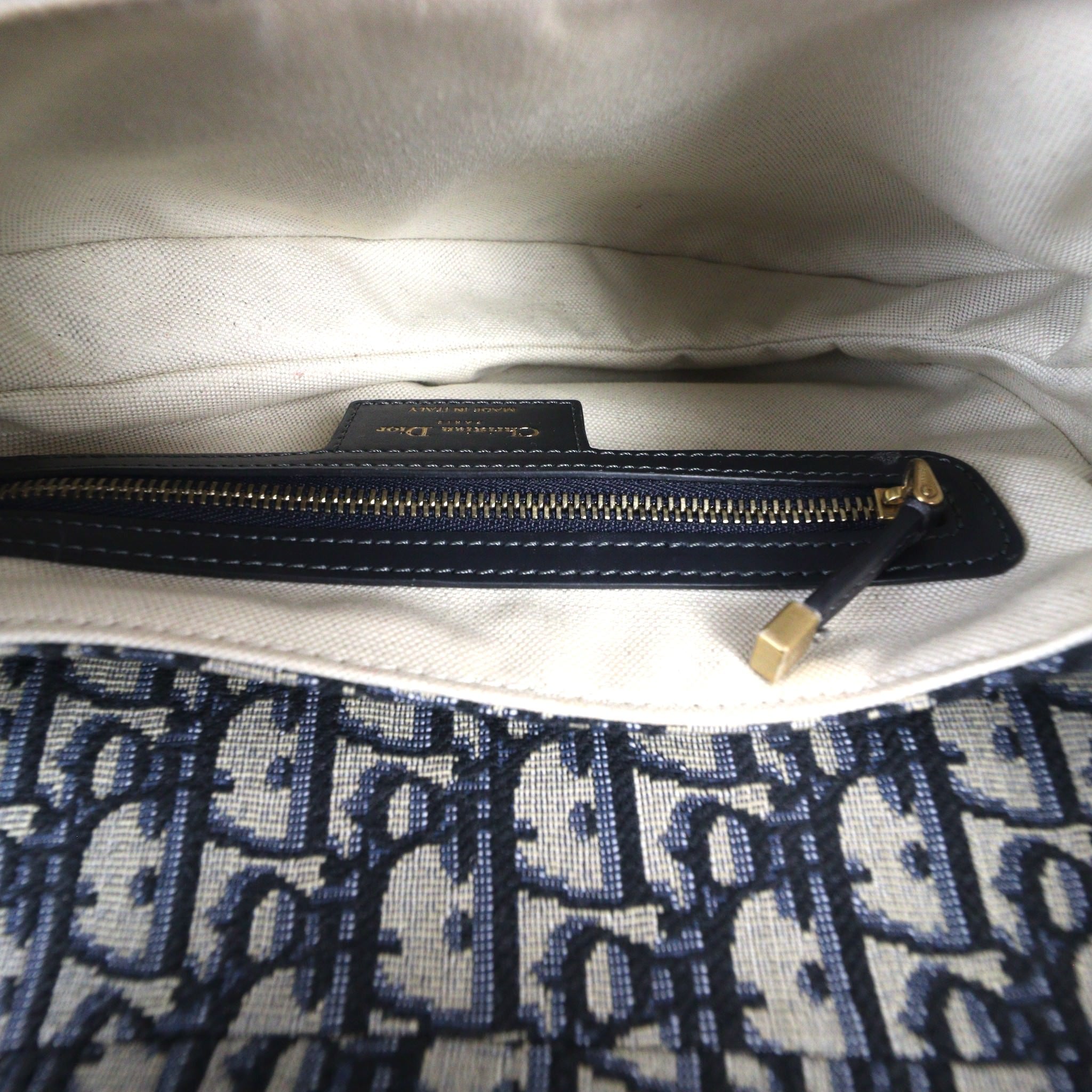 Dior Saddle Bag Oblique with Strap