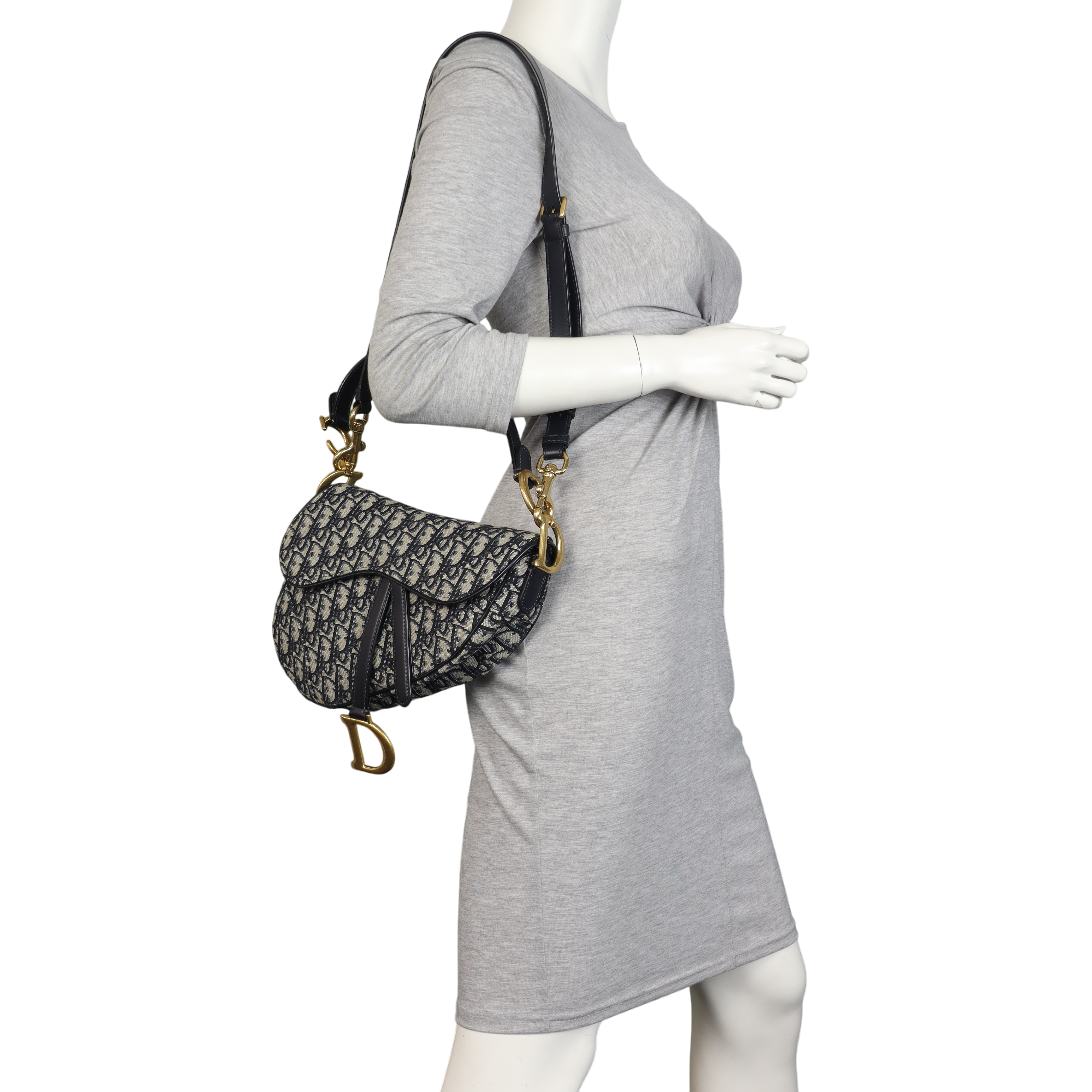 Dior Saddle Bag Oblique with Strap