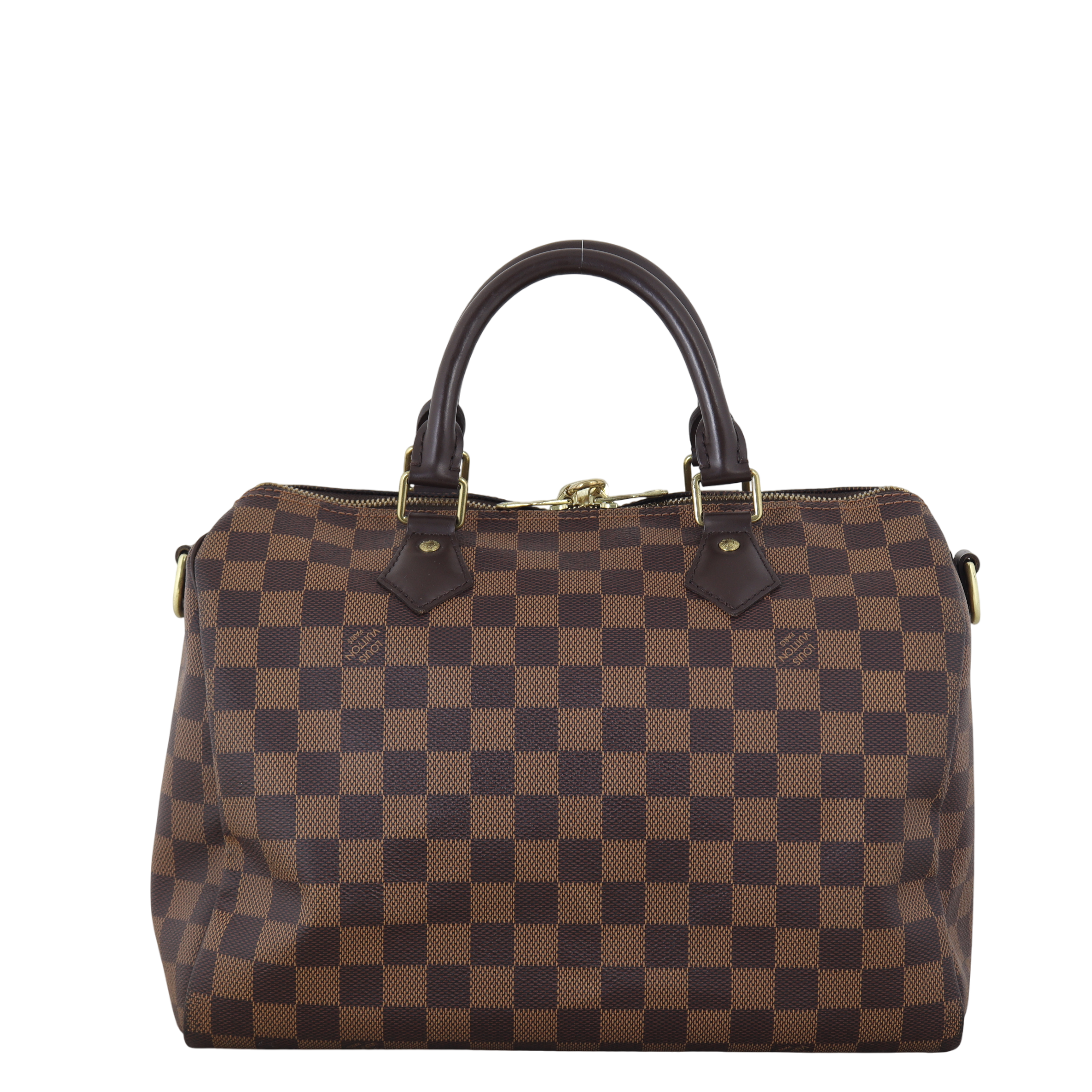 Louis Vuitton Speedy 30 Bandouliere Damier Ebene