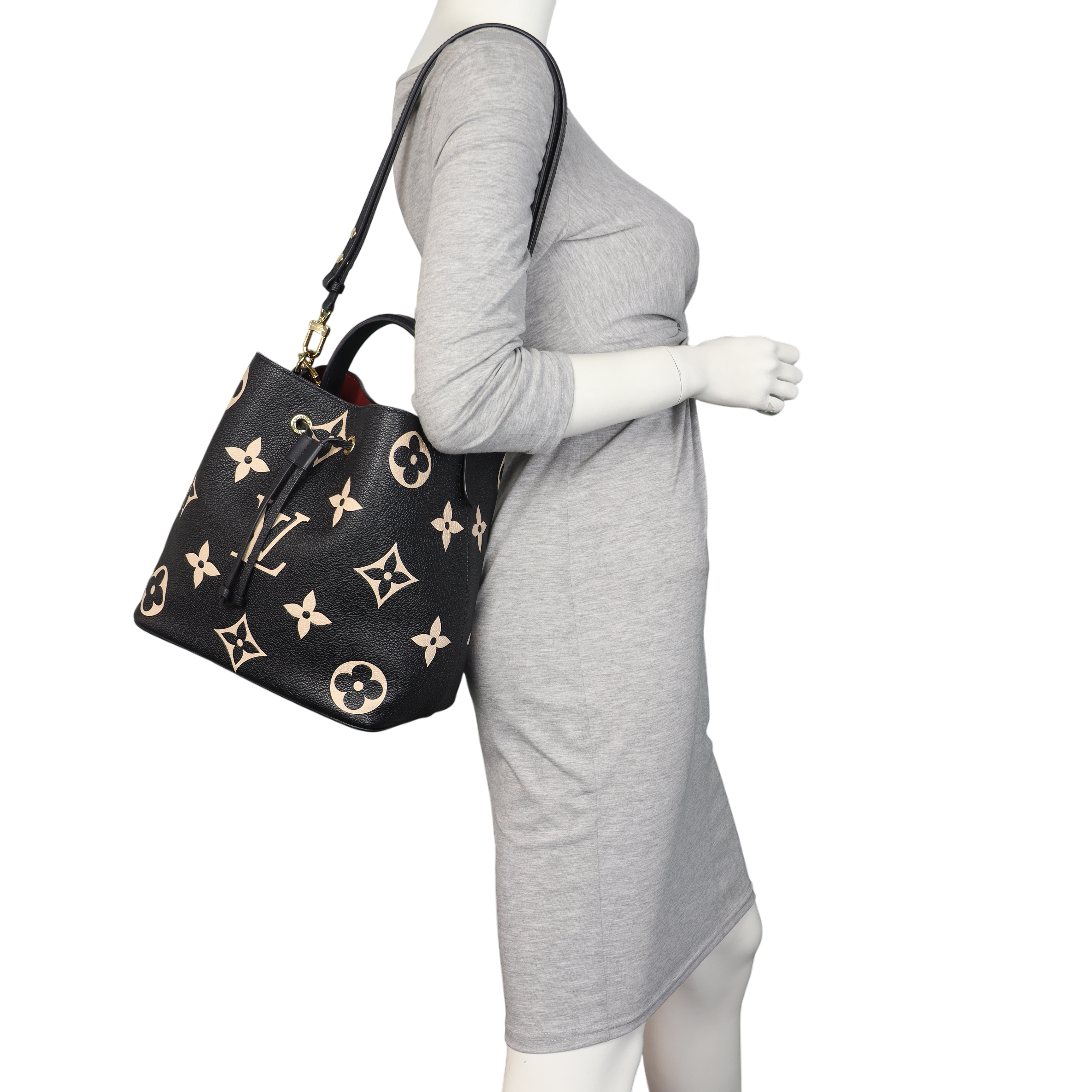 Louis Vuitton NeoNoe MM Monogram Empreinte Giant Bicolour