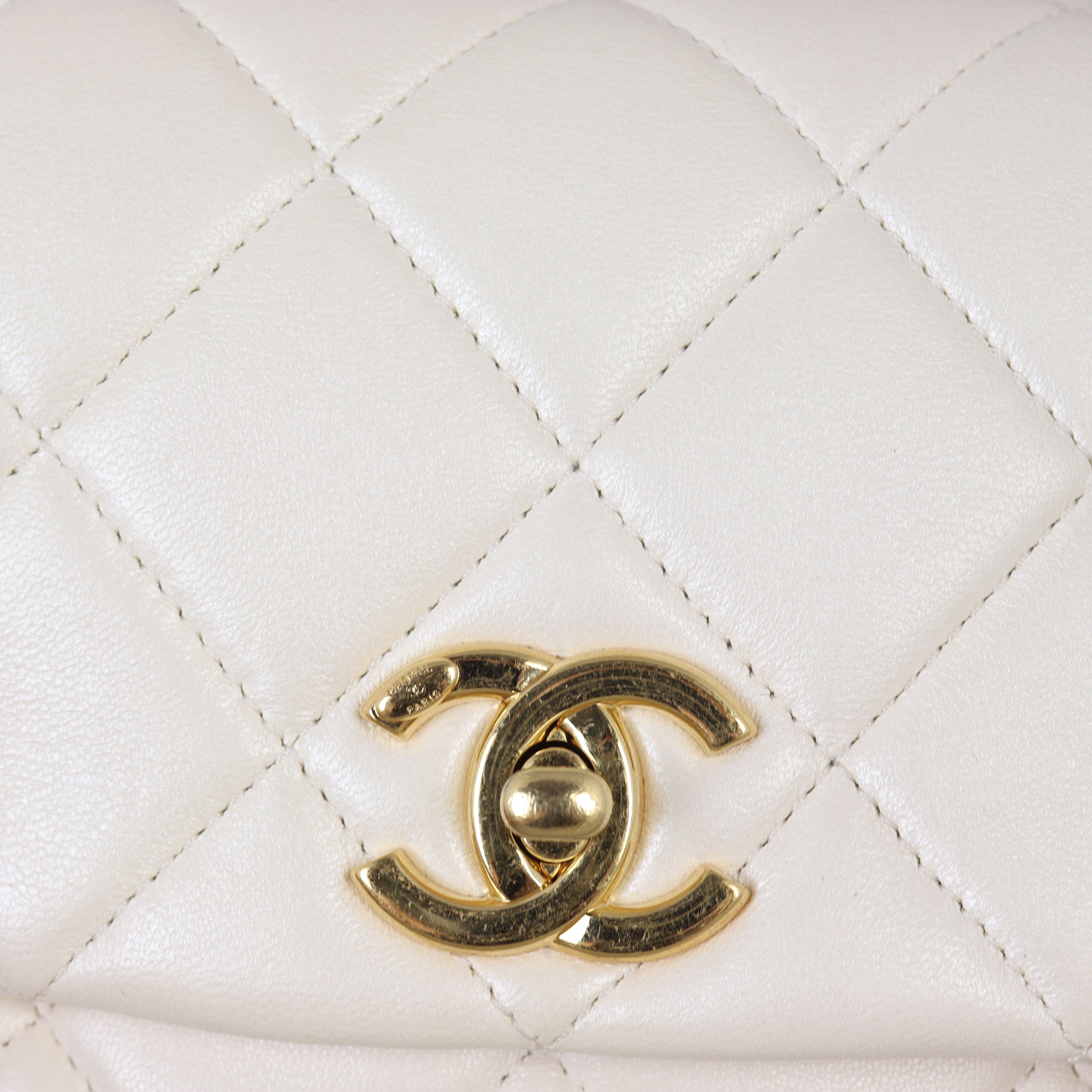 Chanel Letter Charms Chain Flap Mini