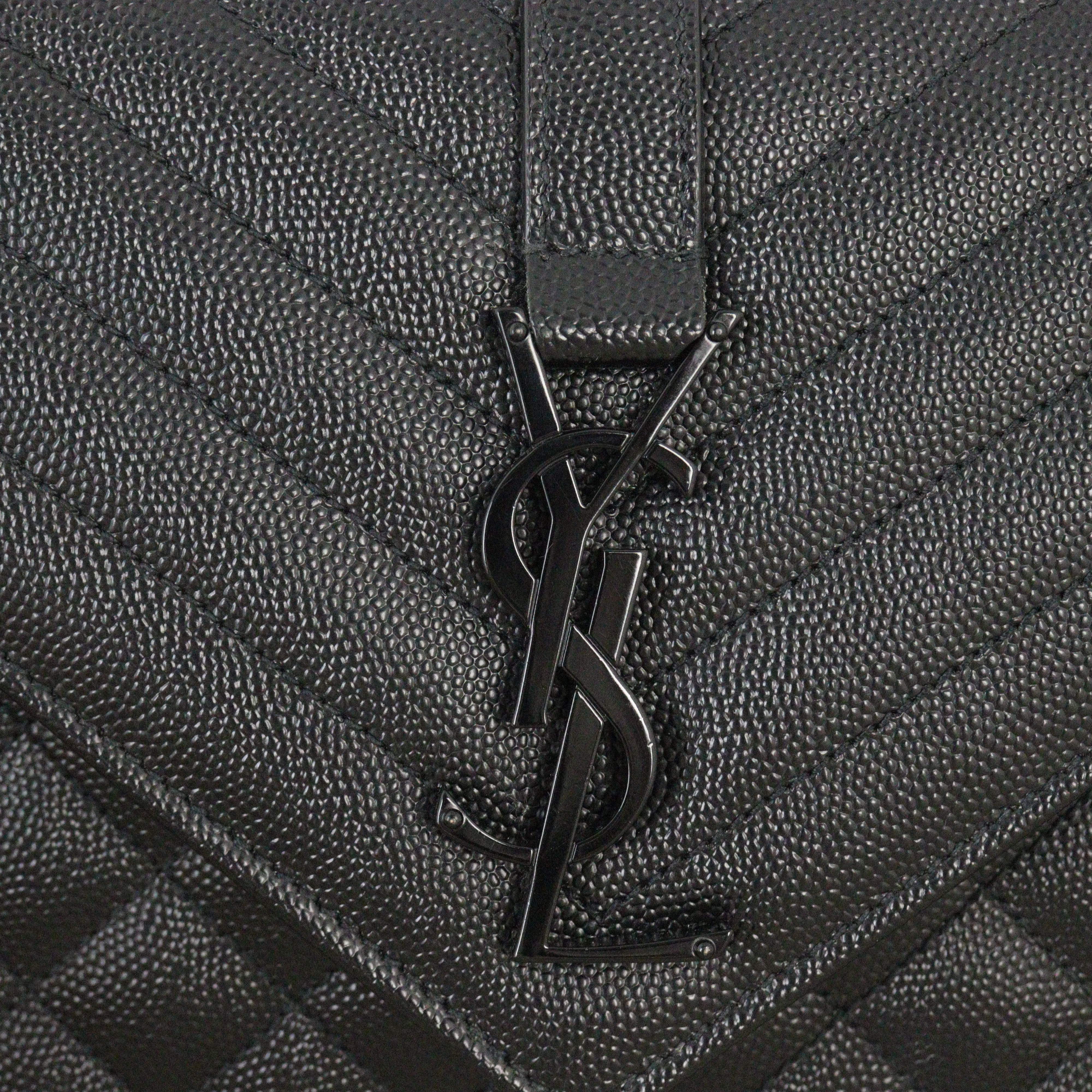 Saint Laurent Monogram Mix Matelasse Envelope Chain Bag Medium