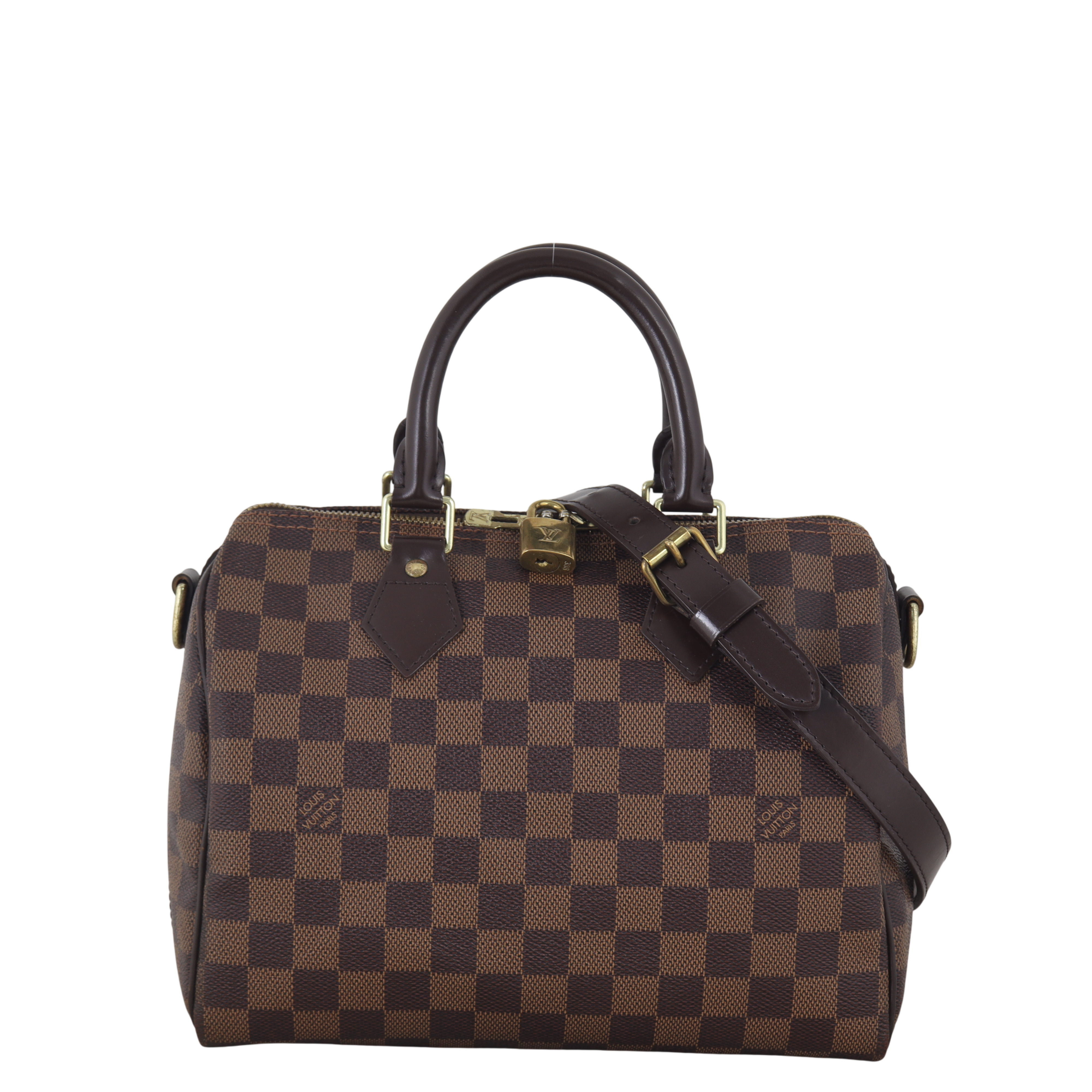 Louis Vuitton Speedy 25 Bandouliere Damier Ebene