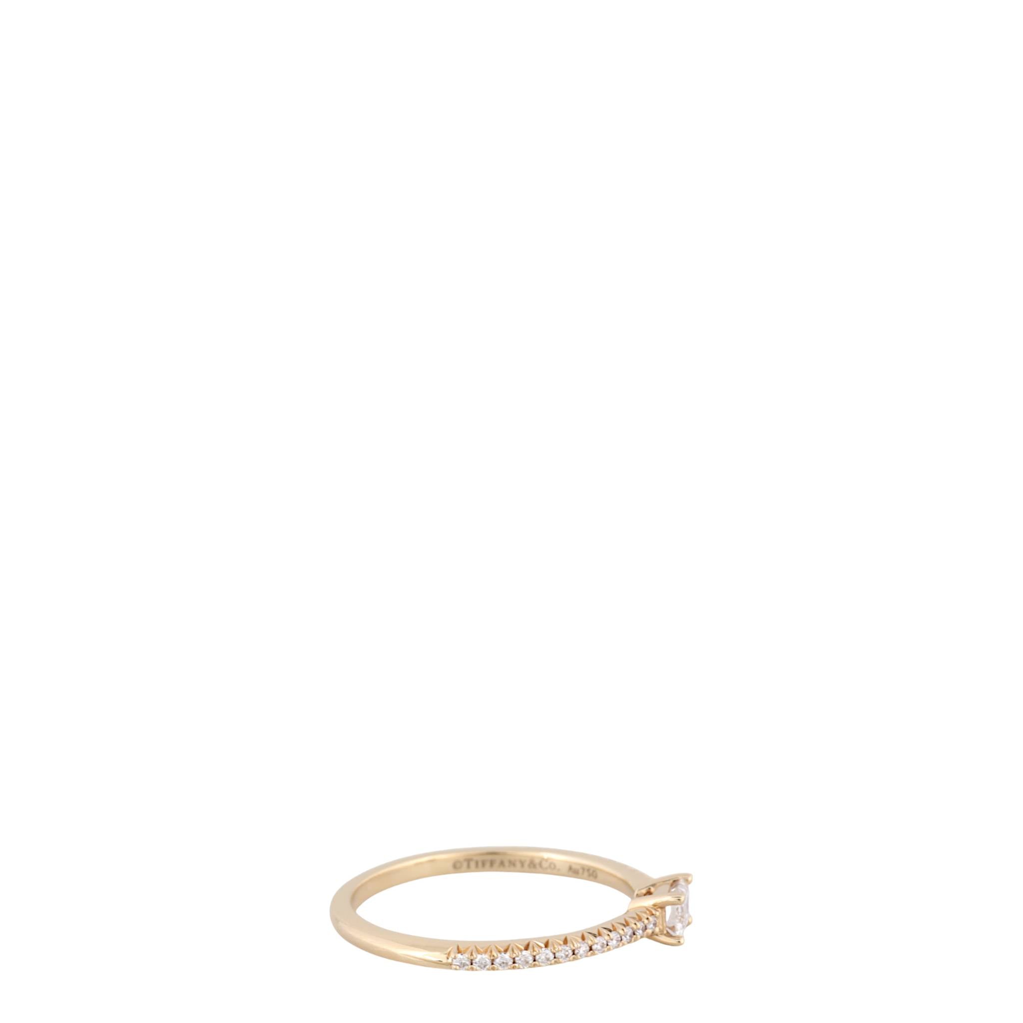 Tiffany & Co Novo Horizon Diamond 18k Rose Gold Ring