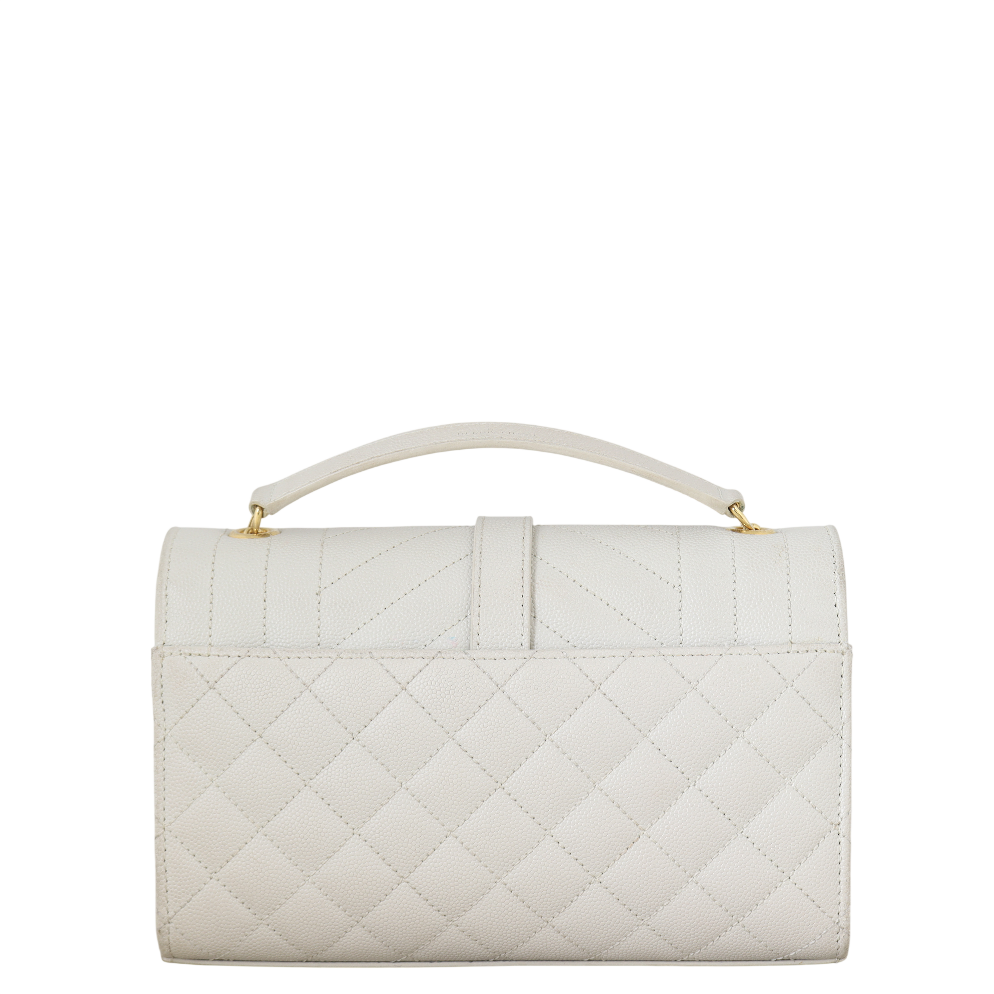 Saint Laurent Monogram Mix Matelasse Envelope Chain Bag Small