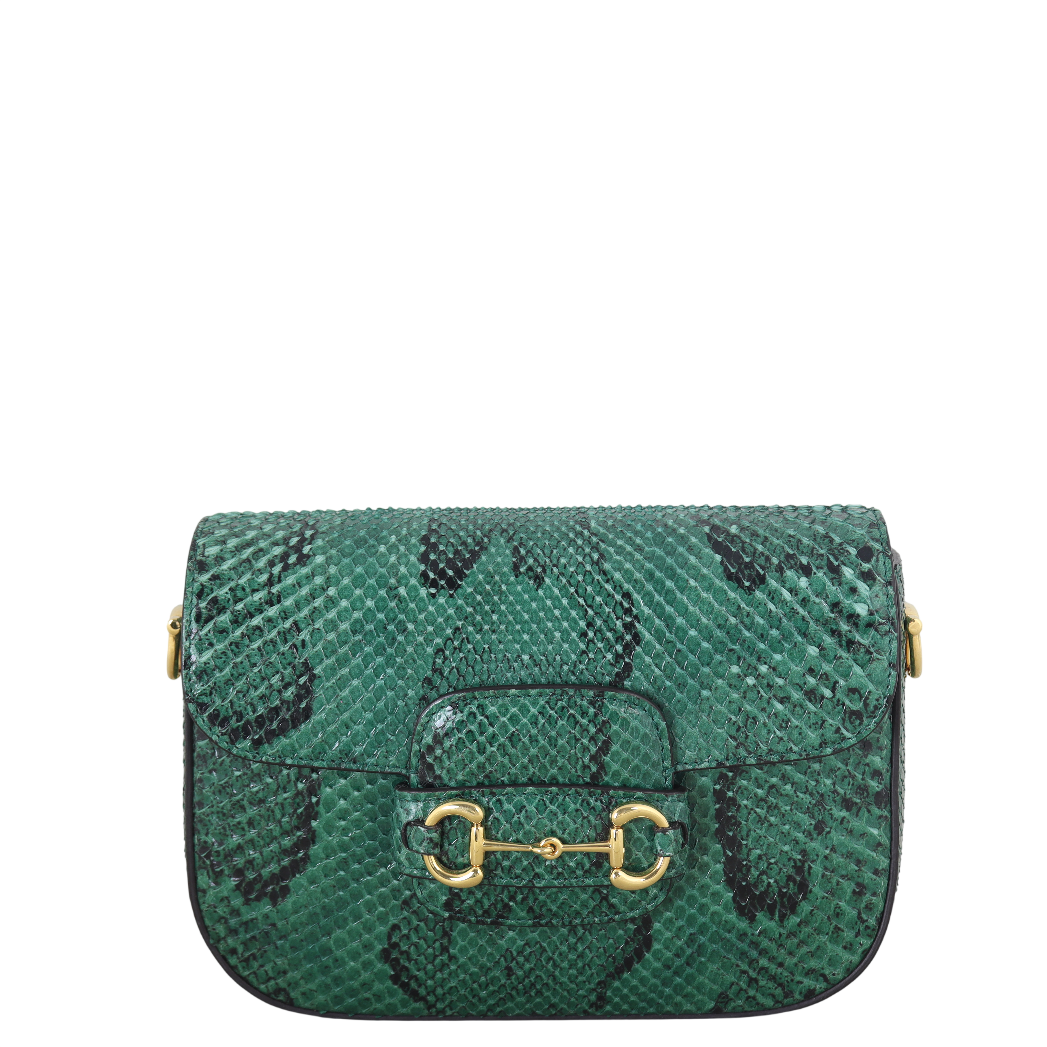 Gucci Horsebit 1955 Shoulder Bag Mini Python