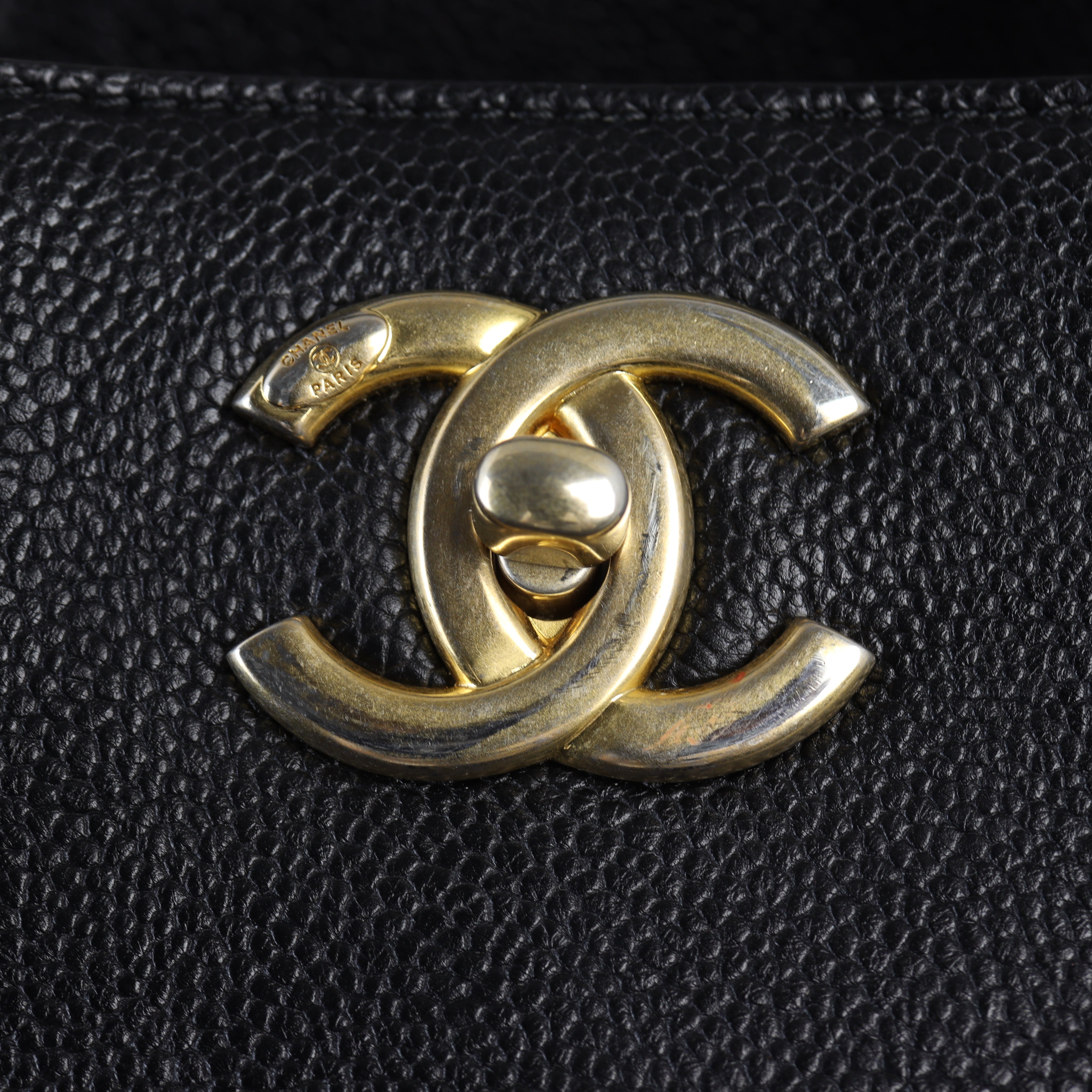 Chanel Caviar Shopping Tote Large