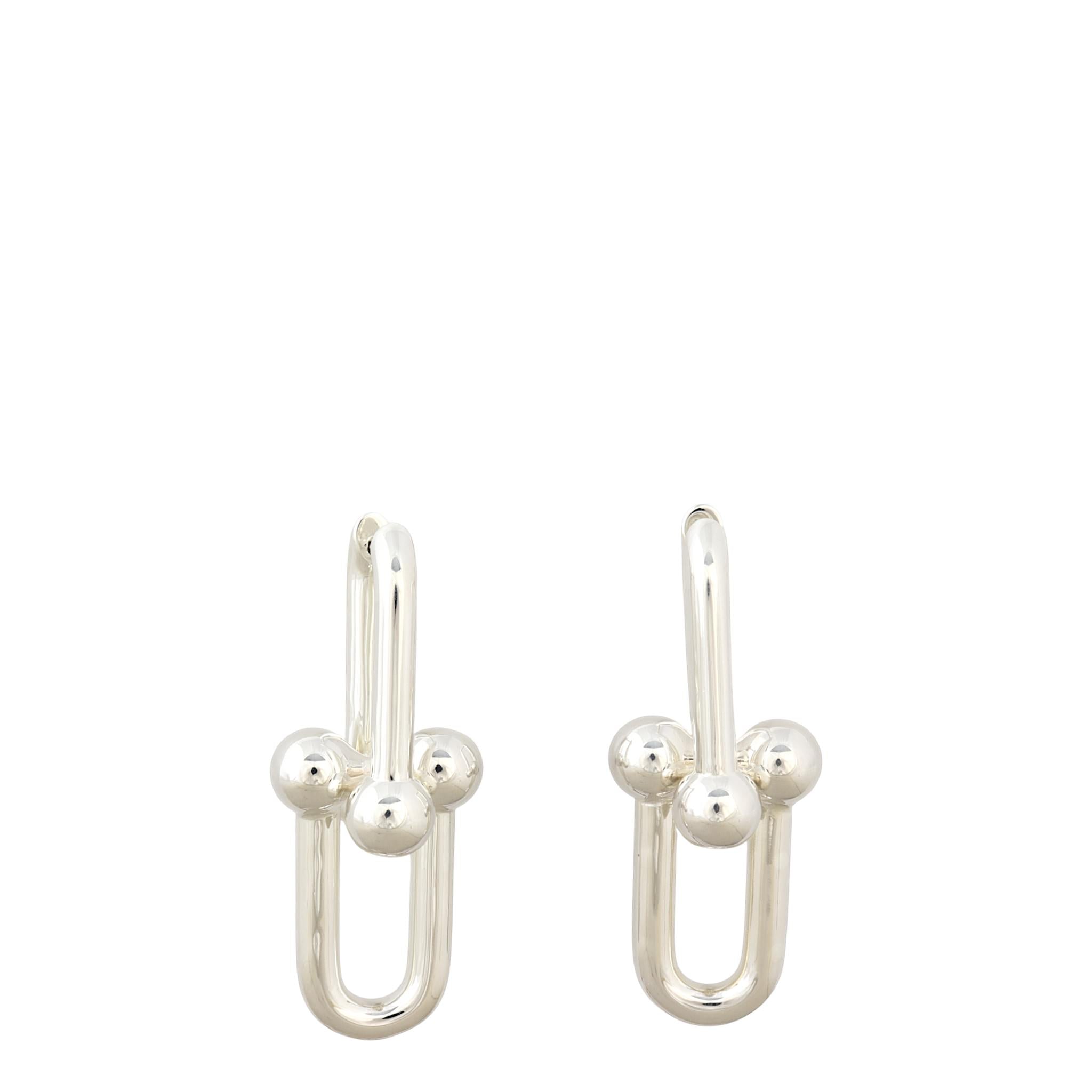 Tiffany & Co Tiffany Hardwear Extra Large Link Silver Earrings