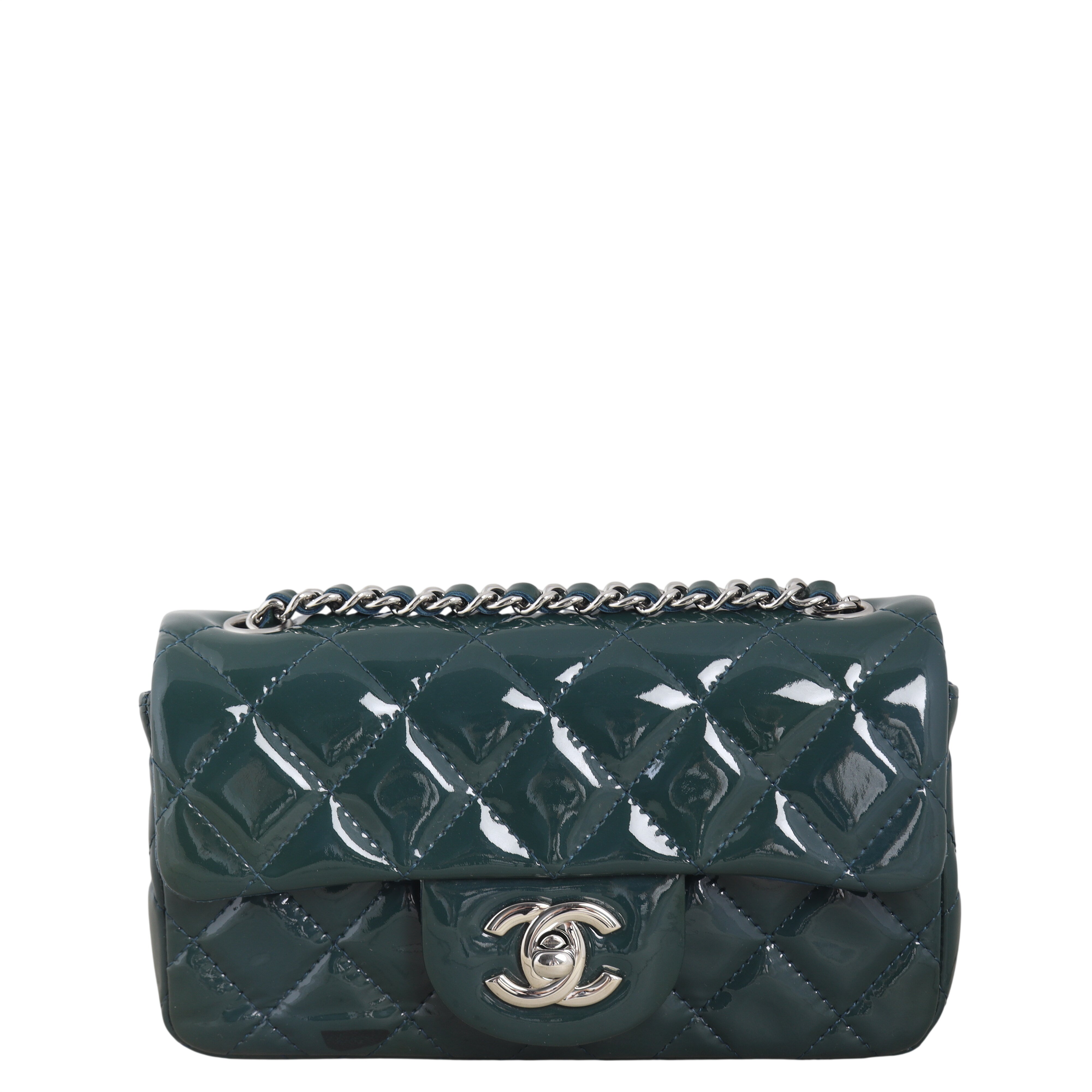 Chanel Classic Flap Extra Mini Rectangular Bag Patent