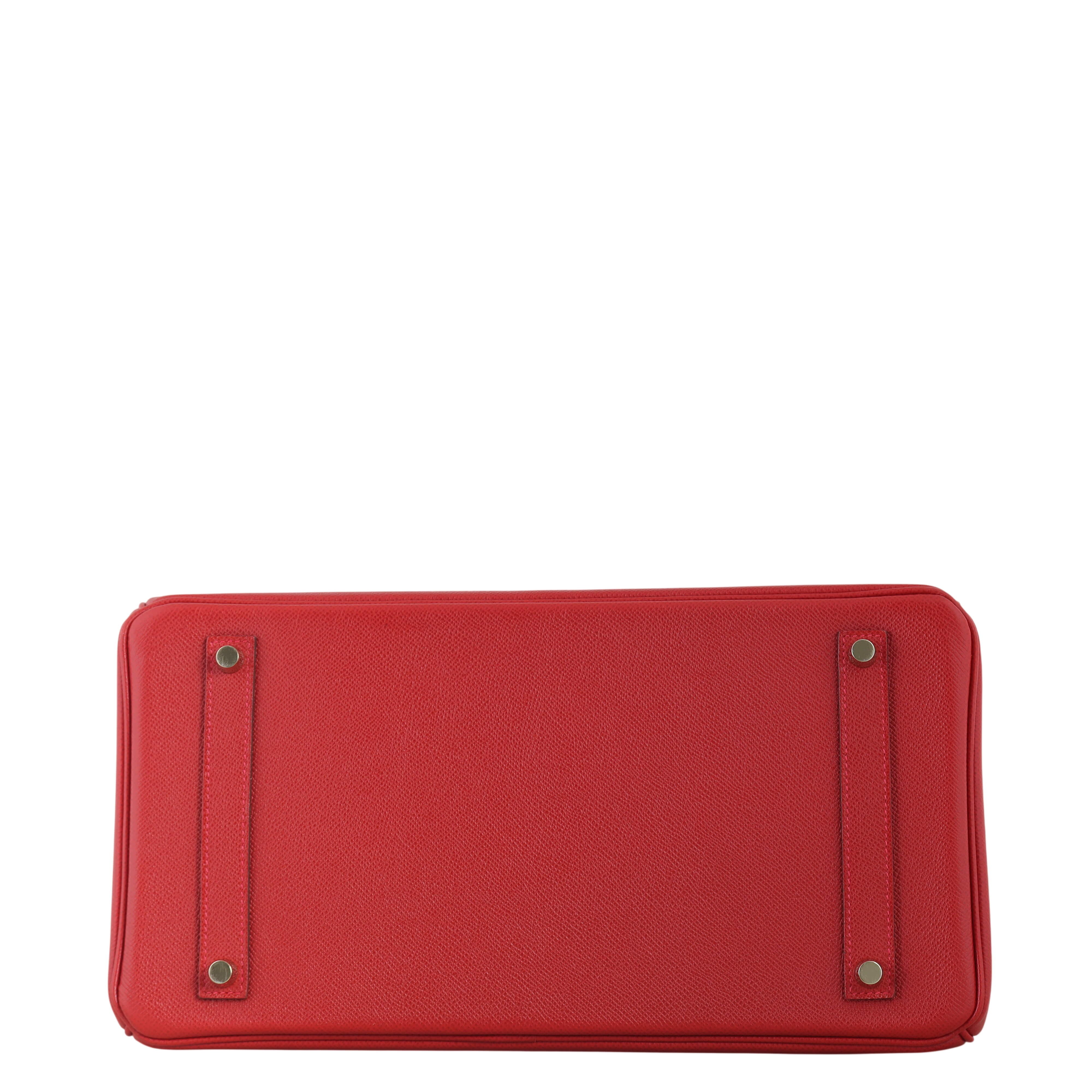 Hermes Birkin 35 Epsom (rouge casaque)
