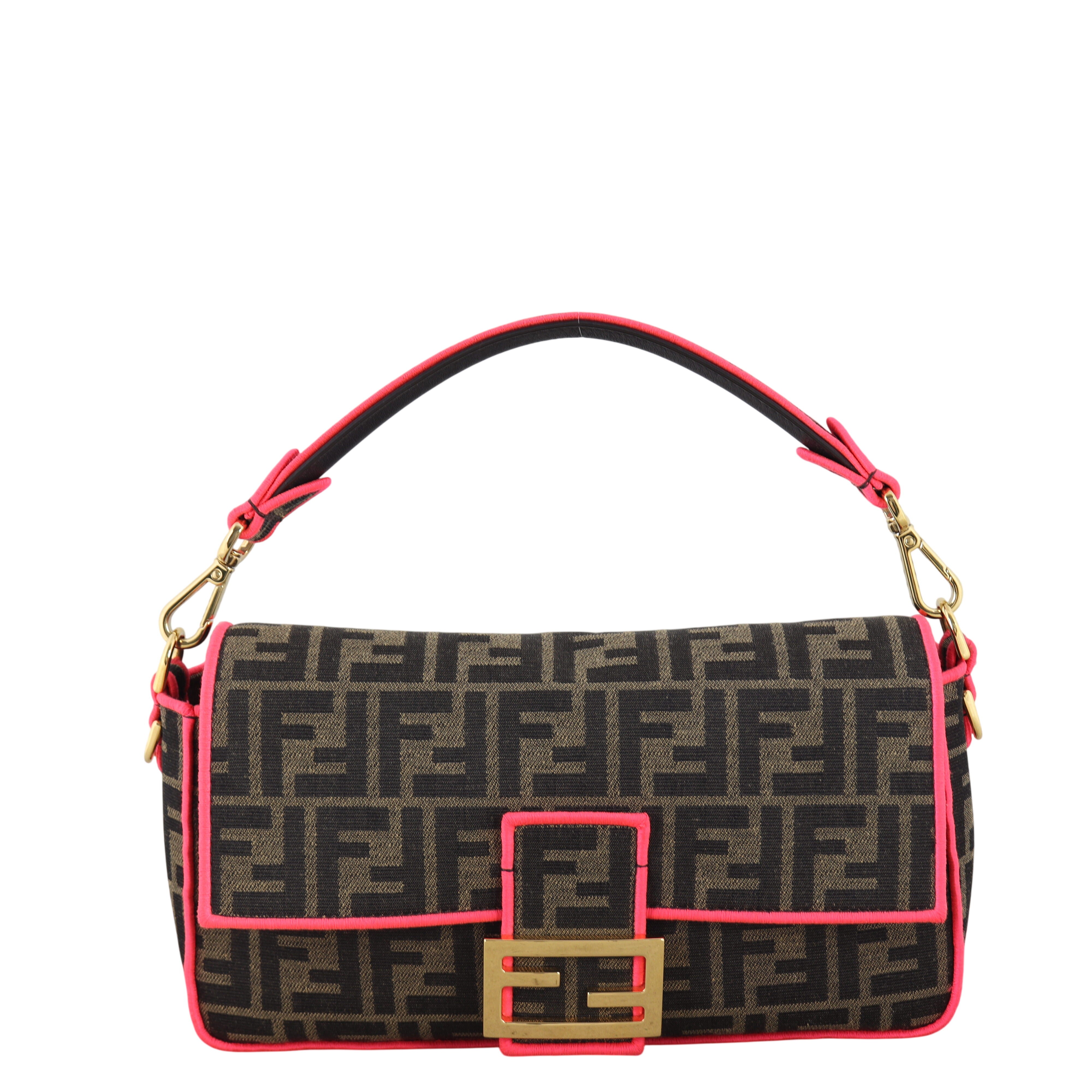 Fendi Baguette Bag FF 1974 Fluoro