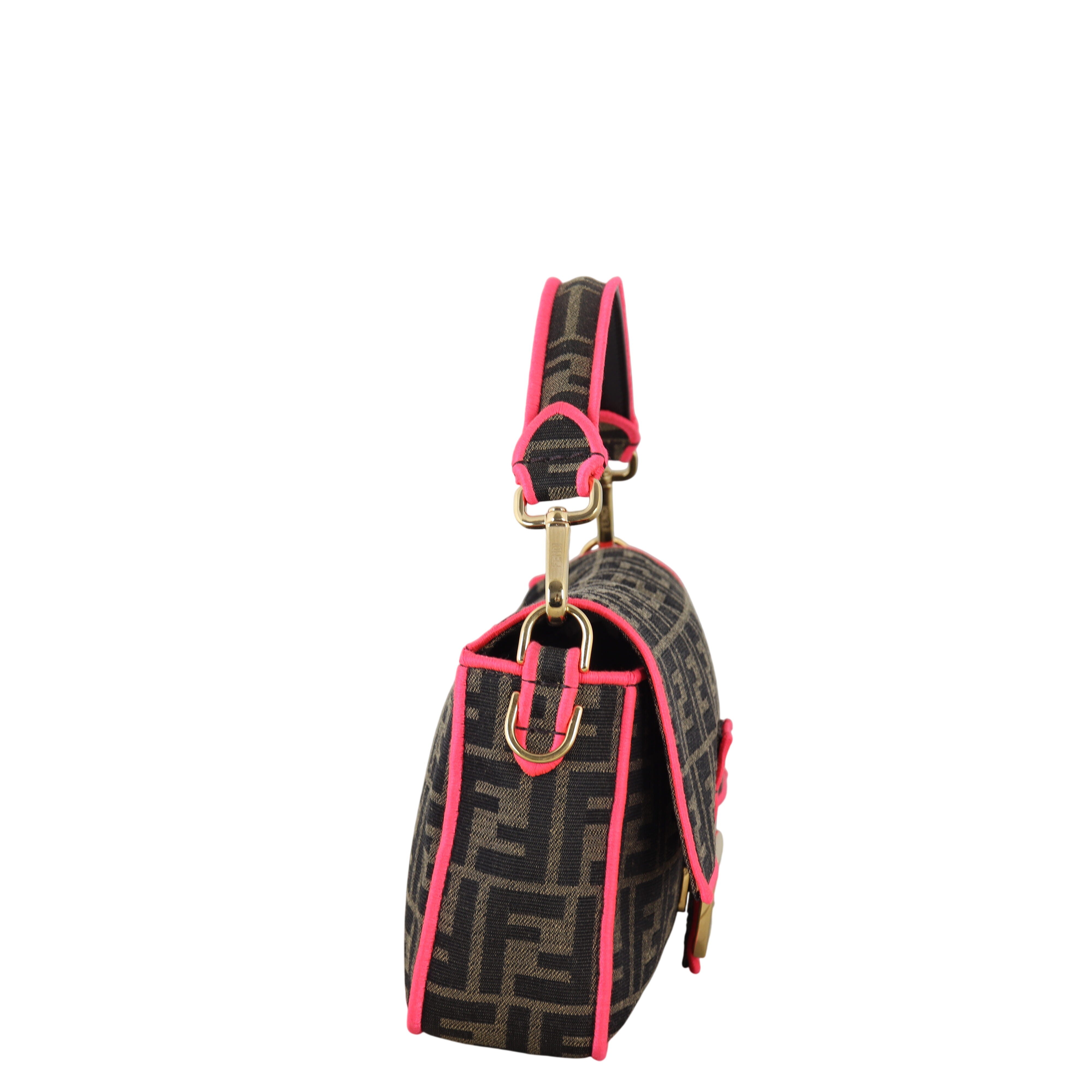 Fendi Baguette Bag FF 1974 Fluoro