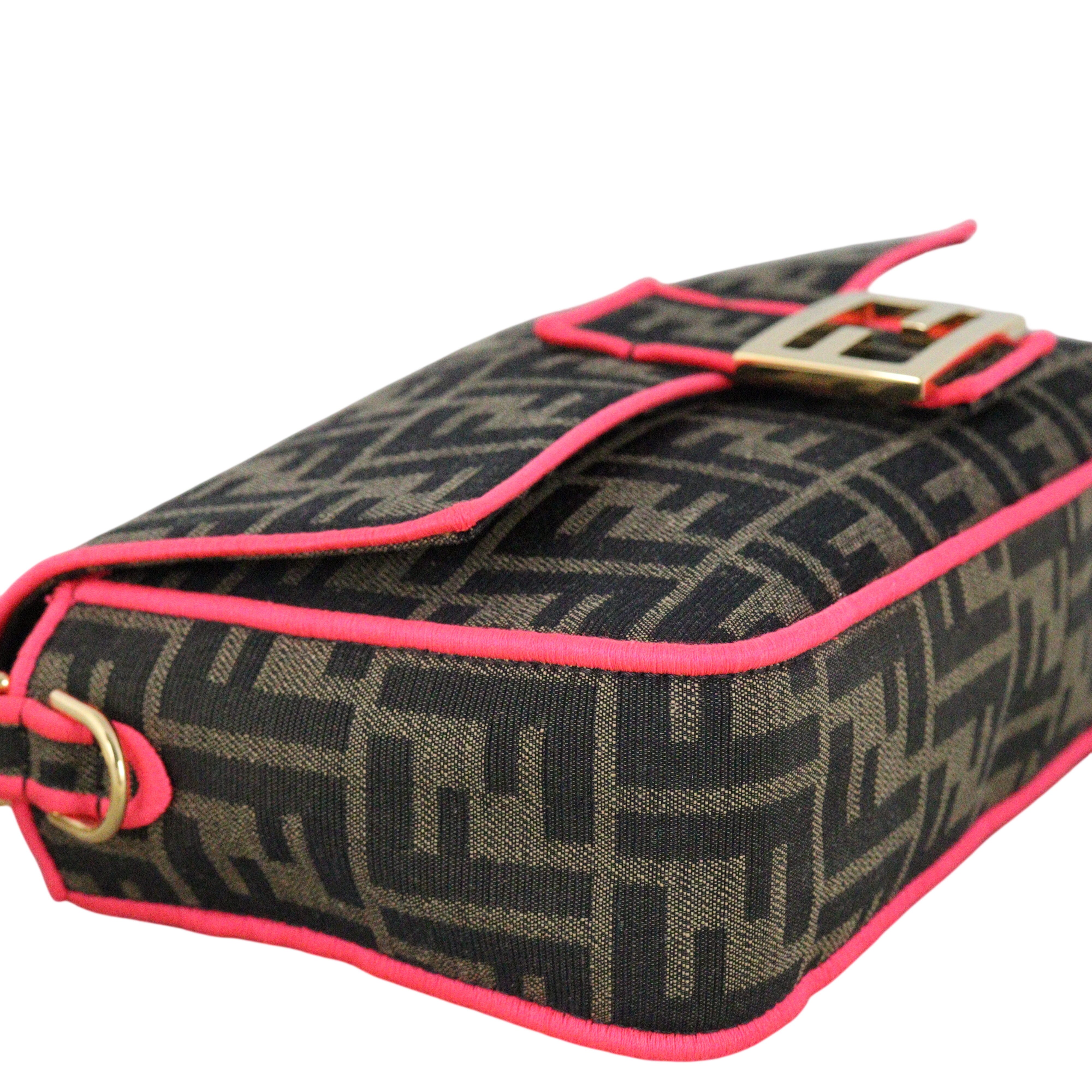 Fendi Baguette Bag FF 1974 Fluoro