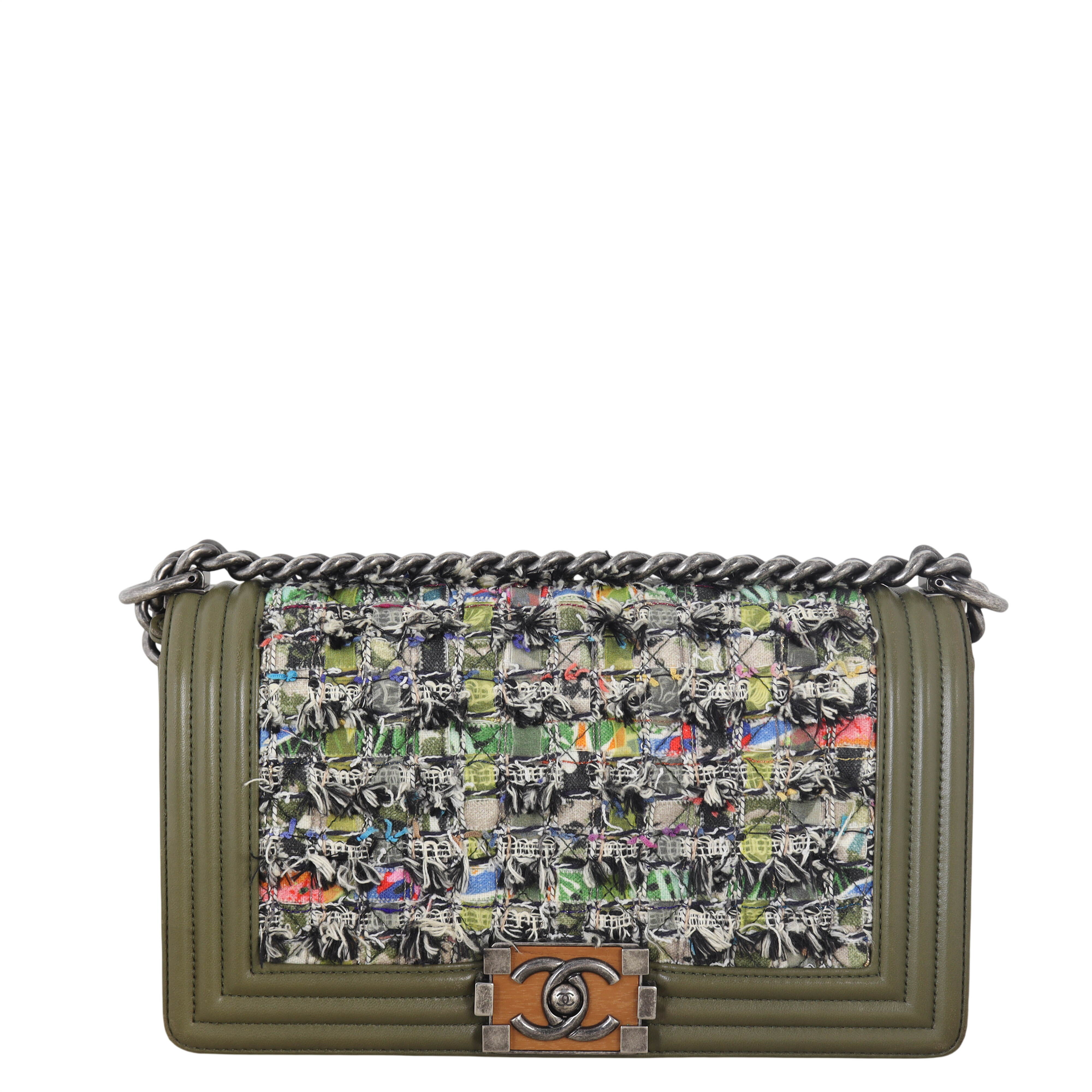 Chanel Boy Old Medium Tweed
