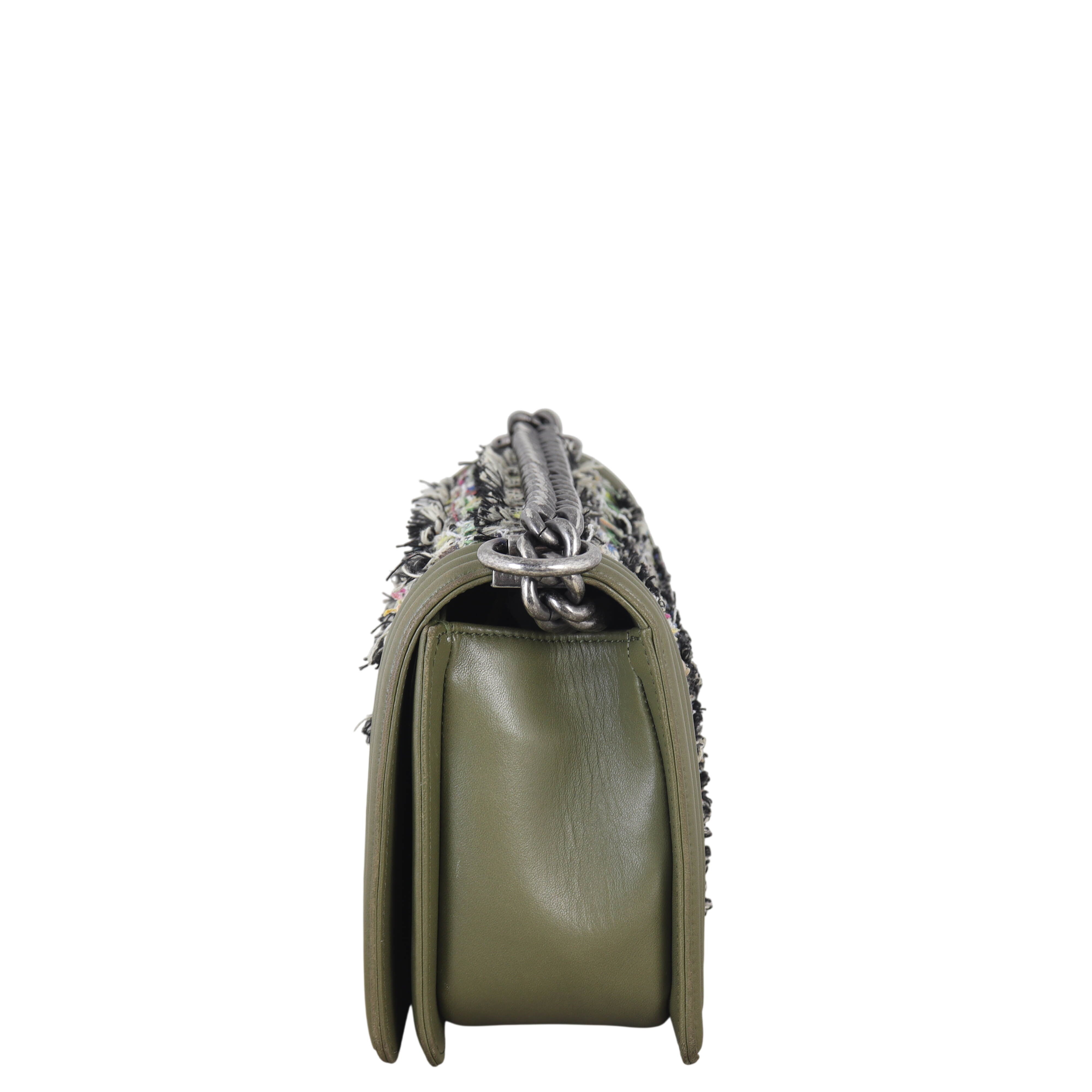 Chanel Boy Old Medium Tweed