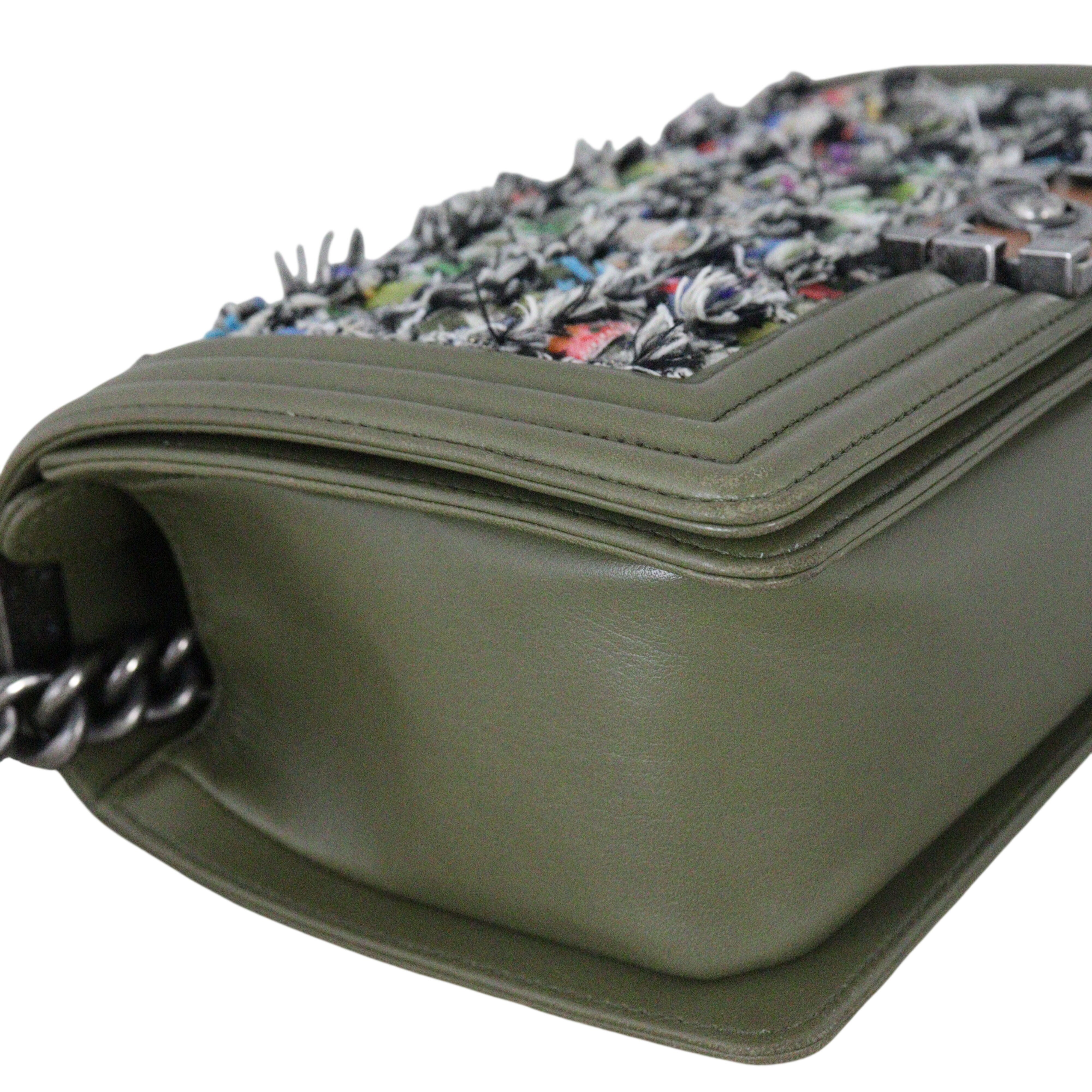 Chanel Boy Old Medium Tweed