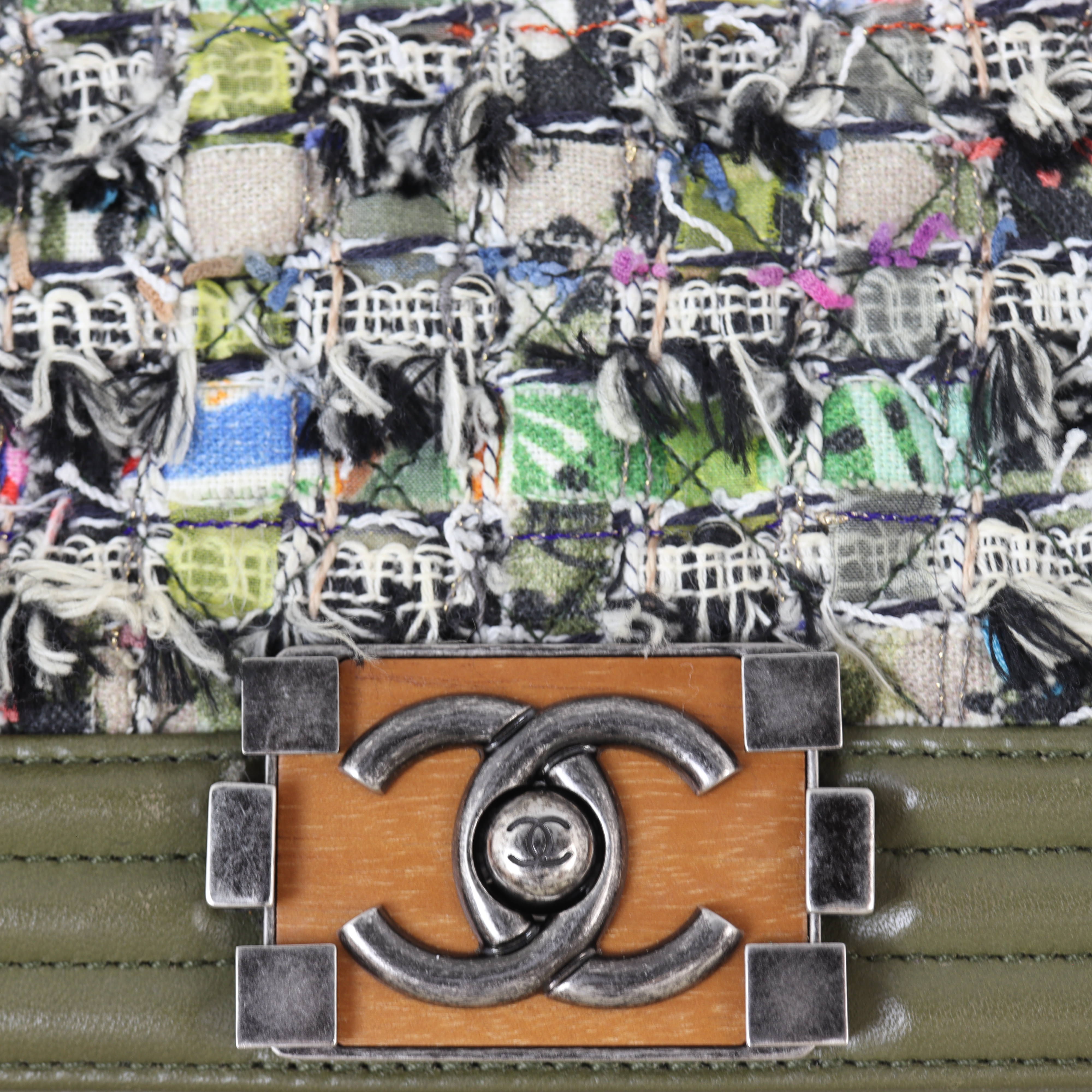 Chanel Boy Old Medium Tweed