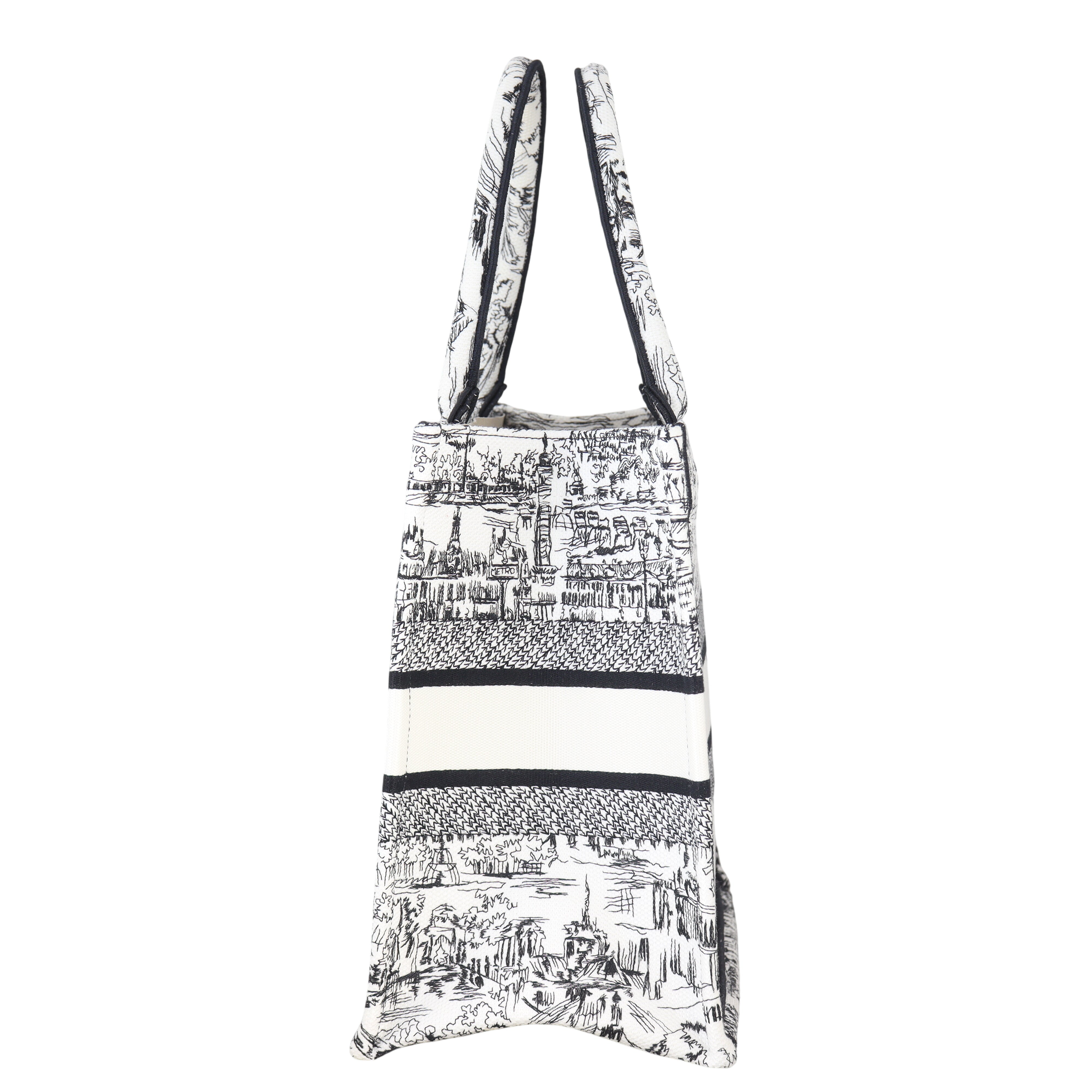 Dior Book Tote Medium Paris All Over