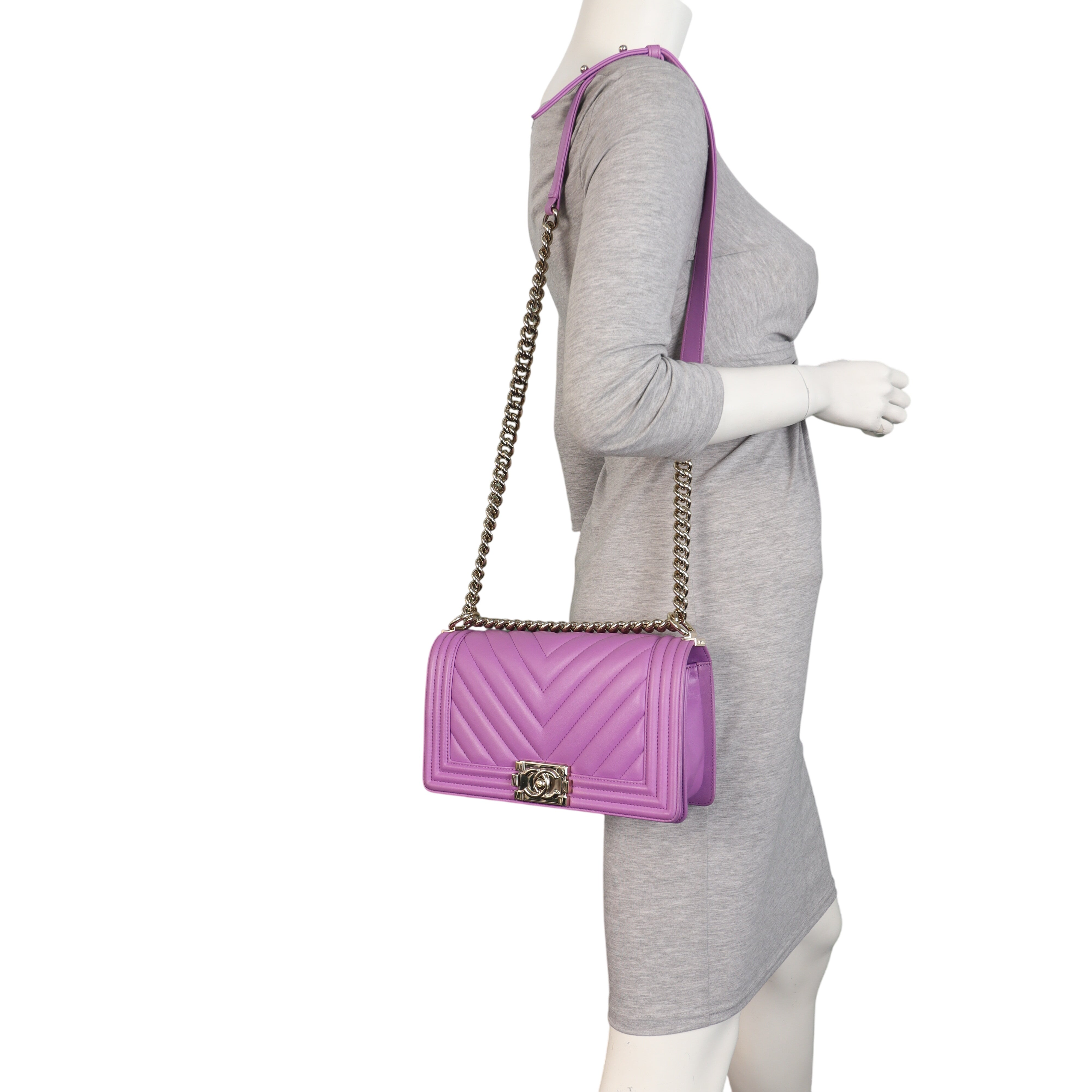 Chanel Boy Old Medium Chevron