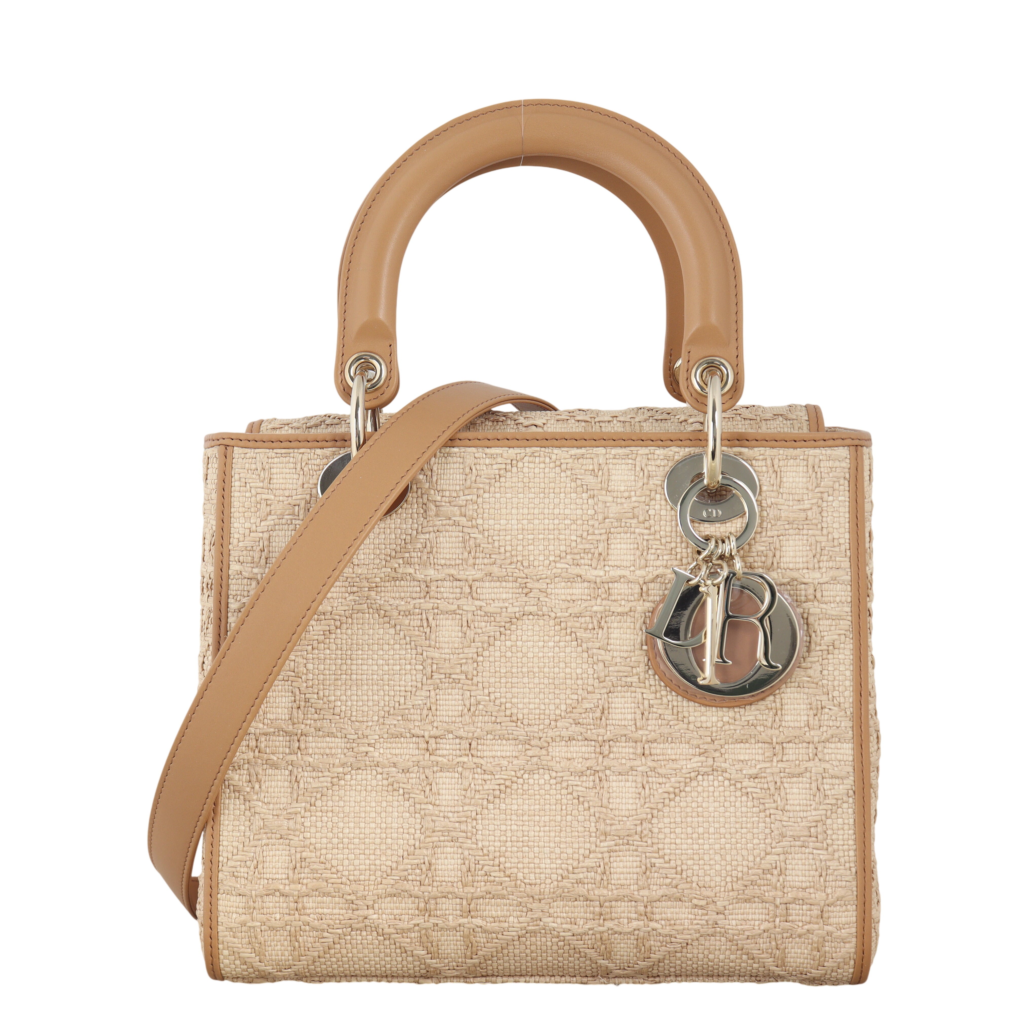Dior Lady D-Lite Medium Raffia