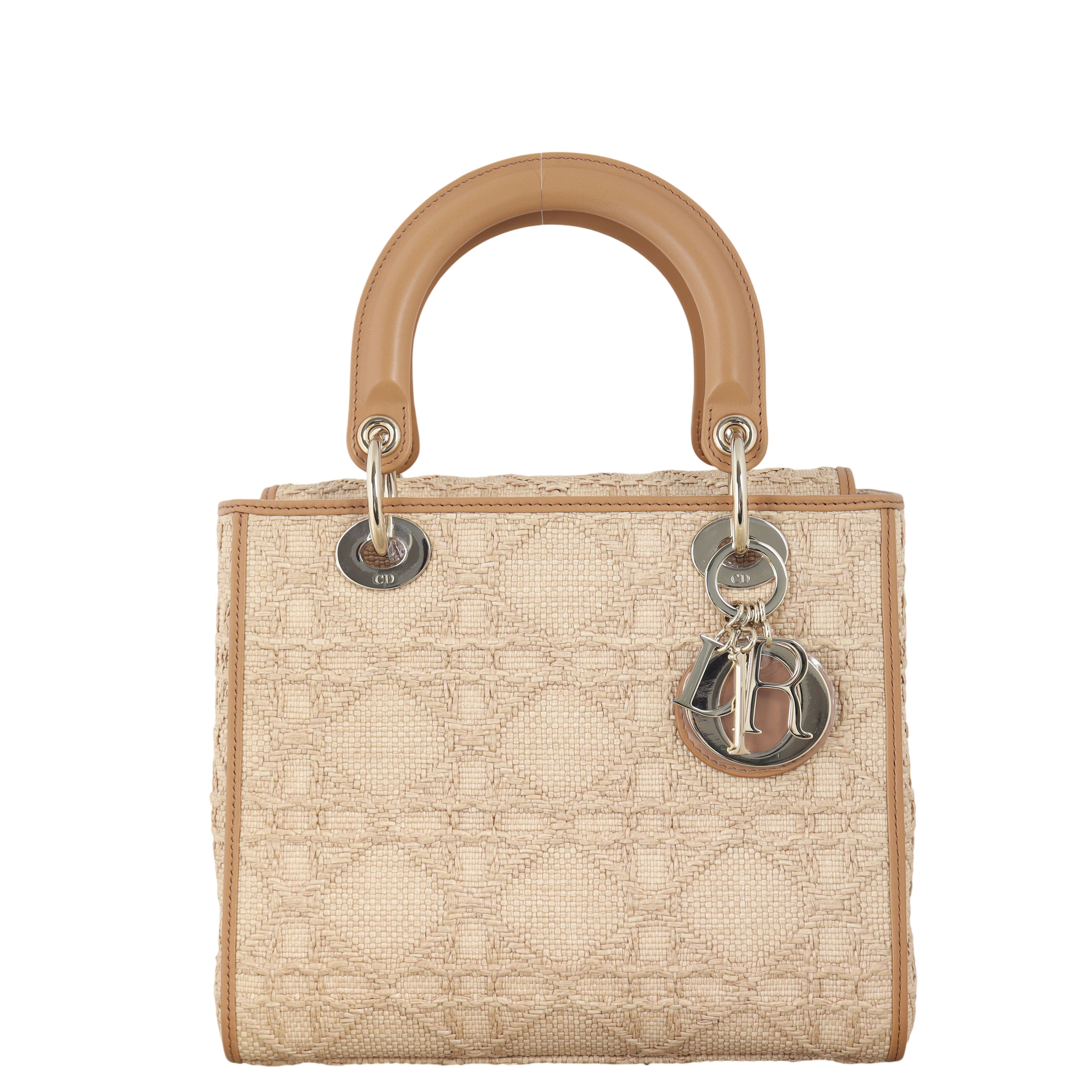 Dior Lady D-Lite Medium Raffia
