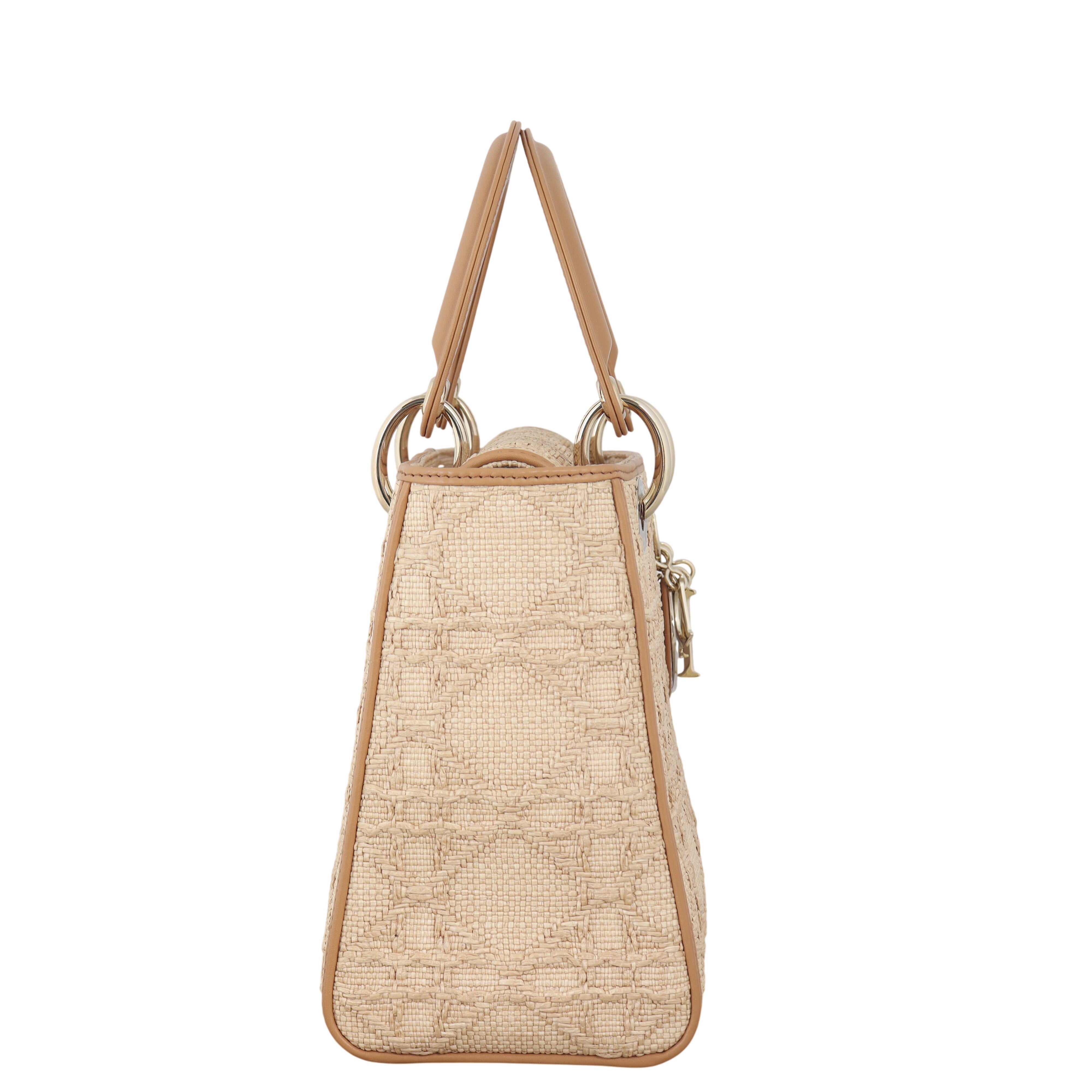 Dior Lady D-Lite Medium Raffia