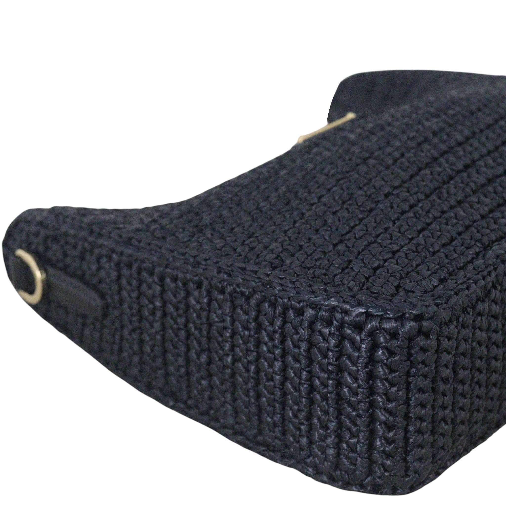 Prada Re-Edition 2005 Crochet Raffia Shoulder Bag