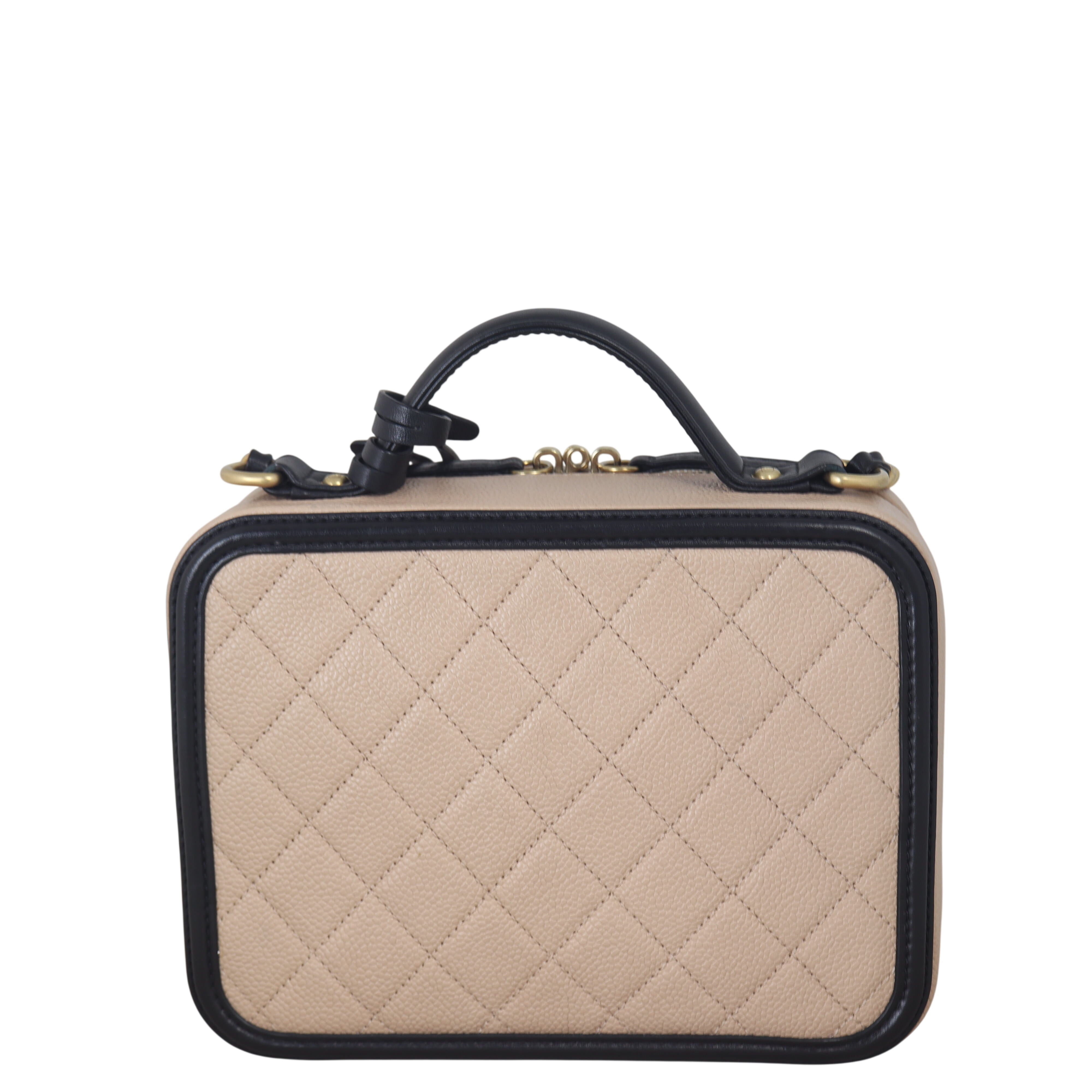 Chanel CC Filigree Vanity Case Medium