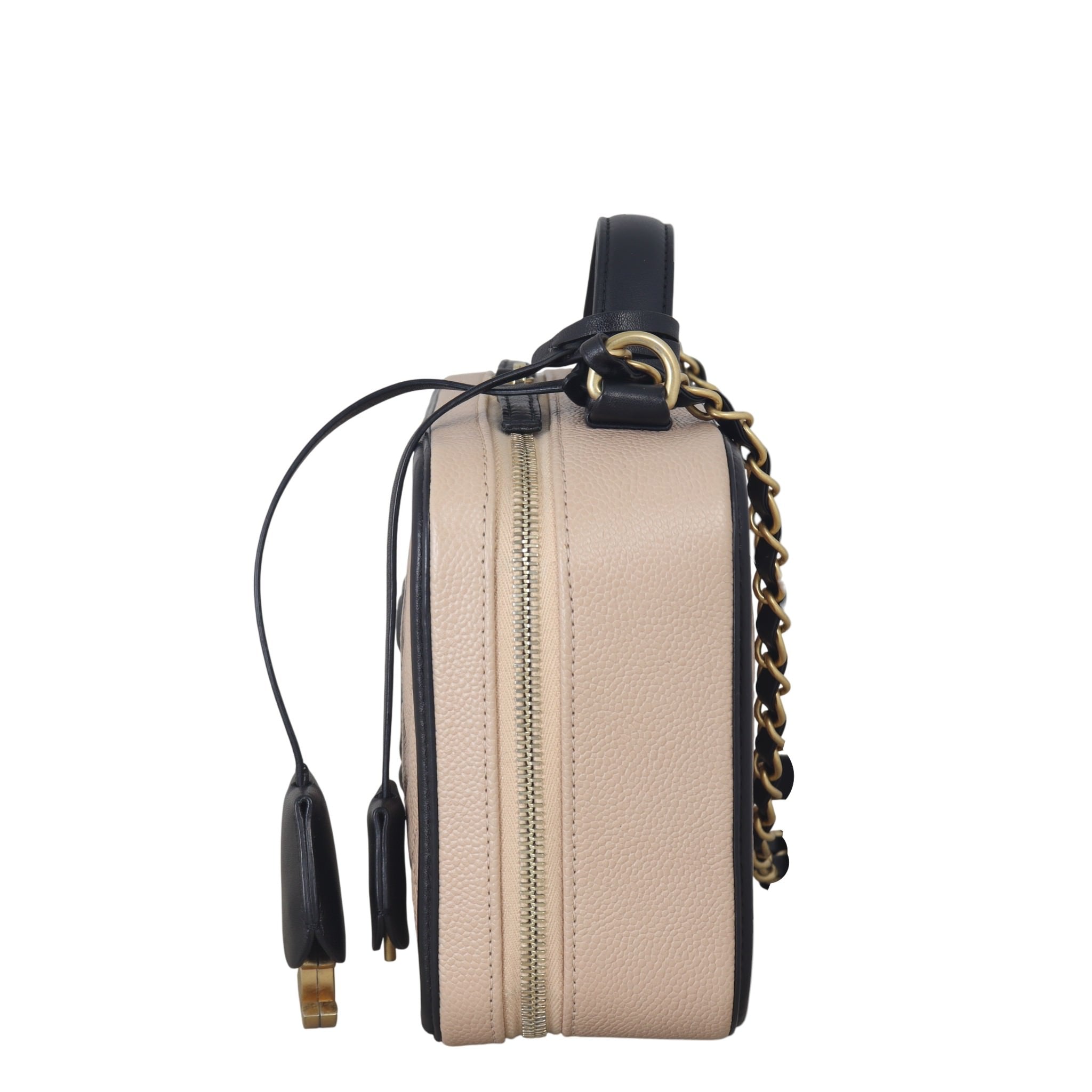 Chanel CC Filigree Vanity Case Medium