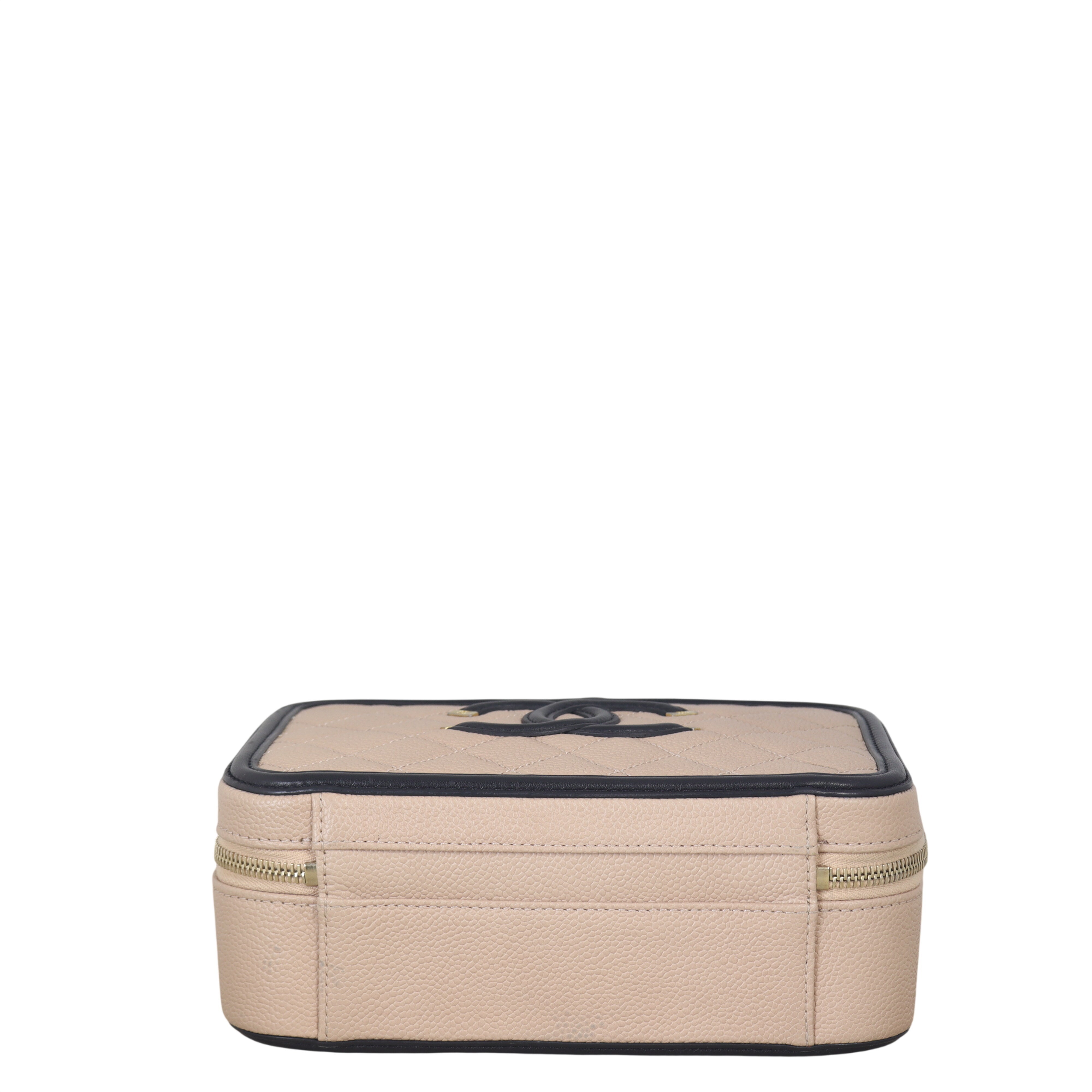 Chanel CC Filigree Vanity Case Medium