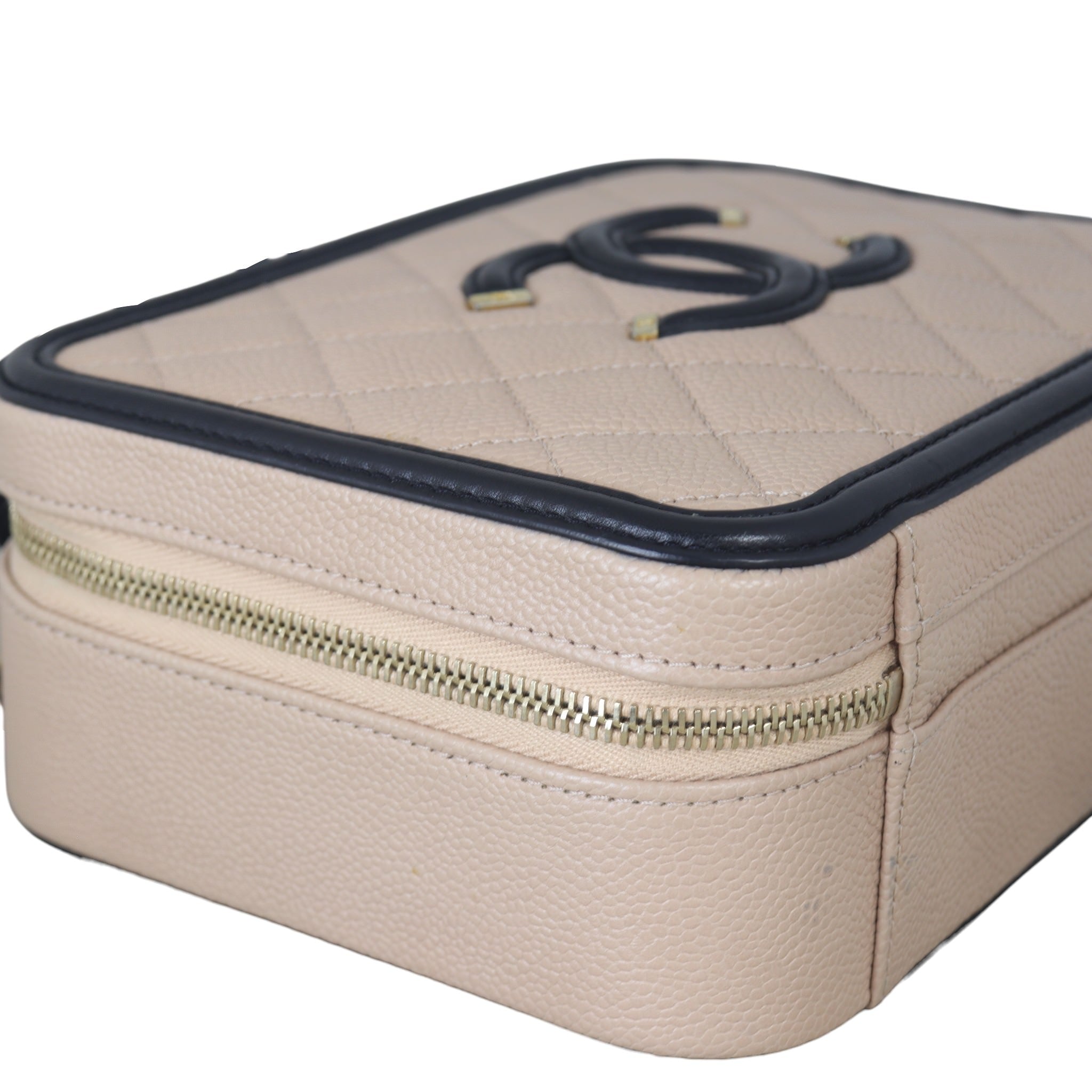 Chanel CC Filigree Vanity Case Medium