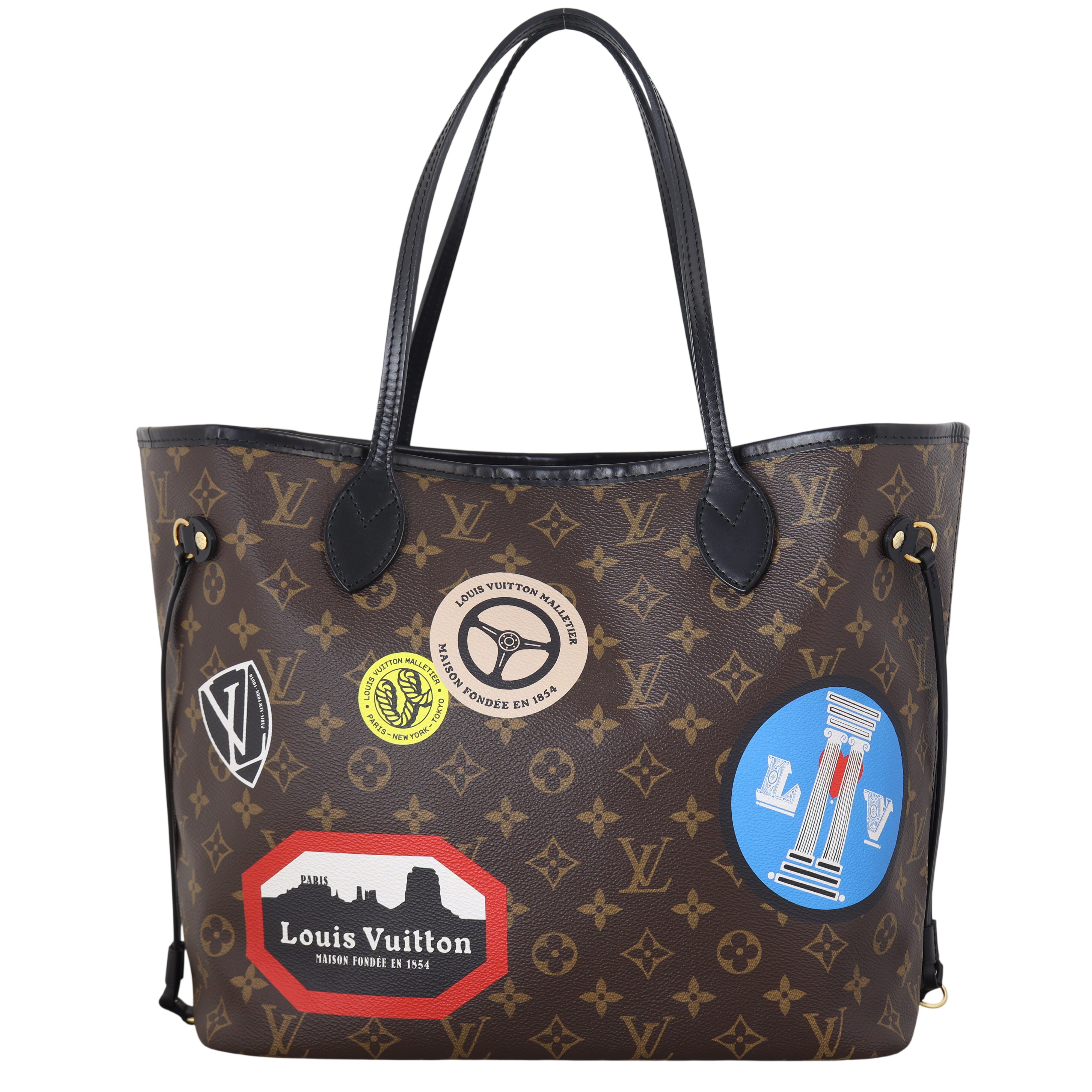 Louis Vuitton Neverfull MM Monogram World Tour